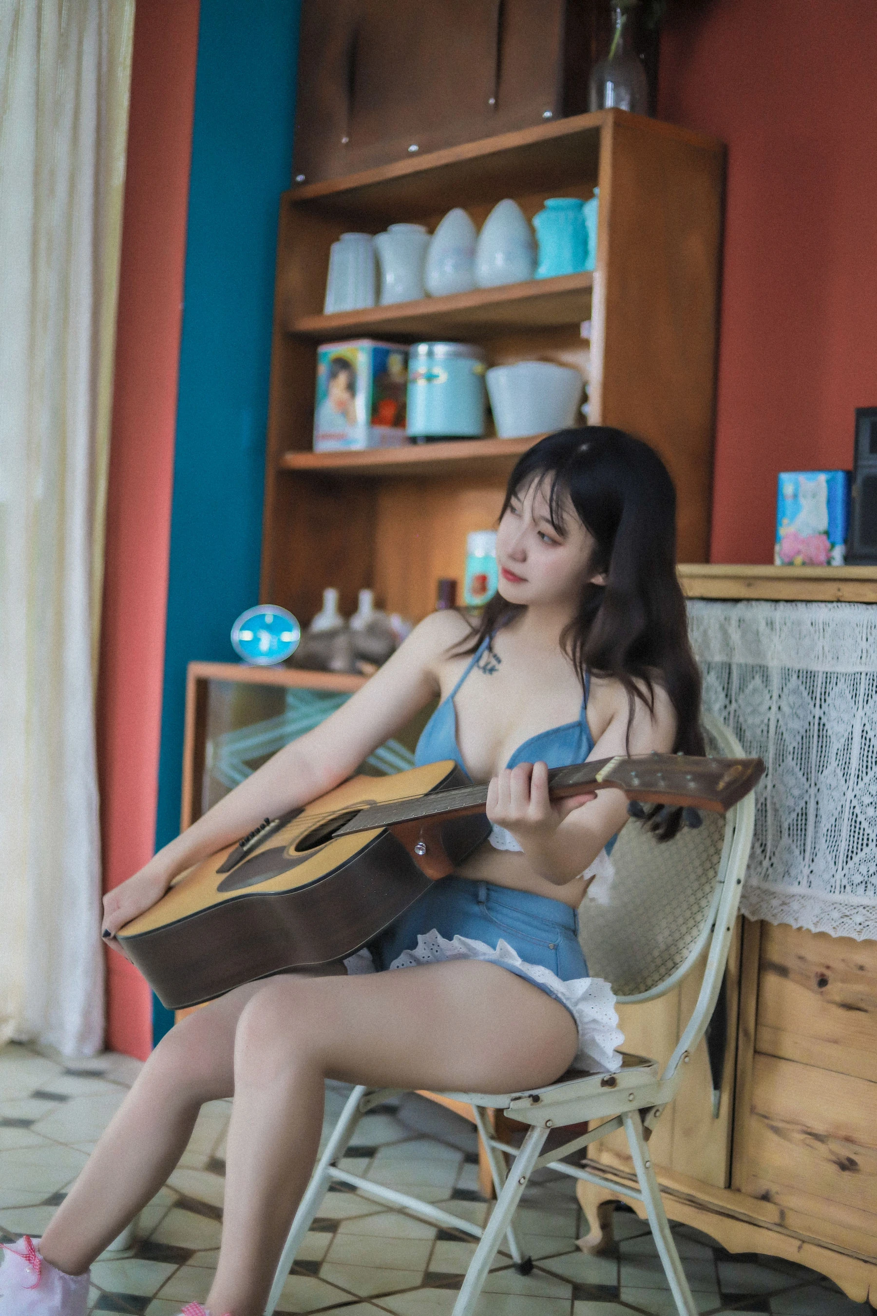 奇行家狗崽 – 桃子听蝉插图4