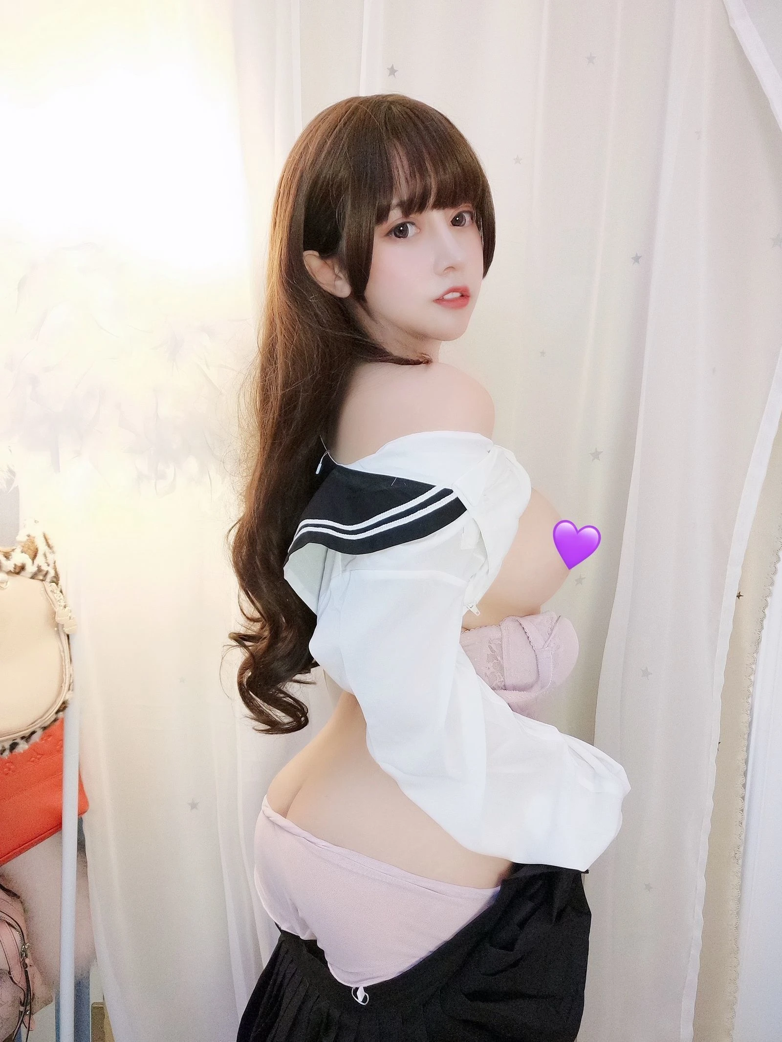 斗鱼米线线sama – JK诱惑插图6