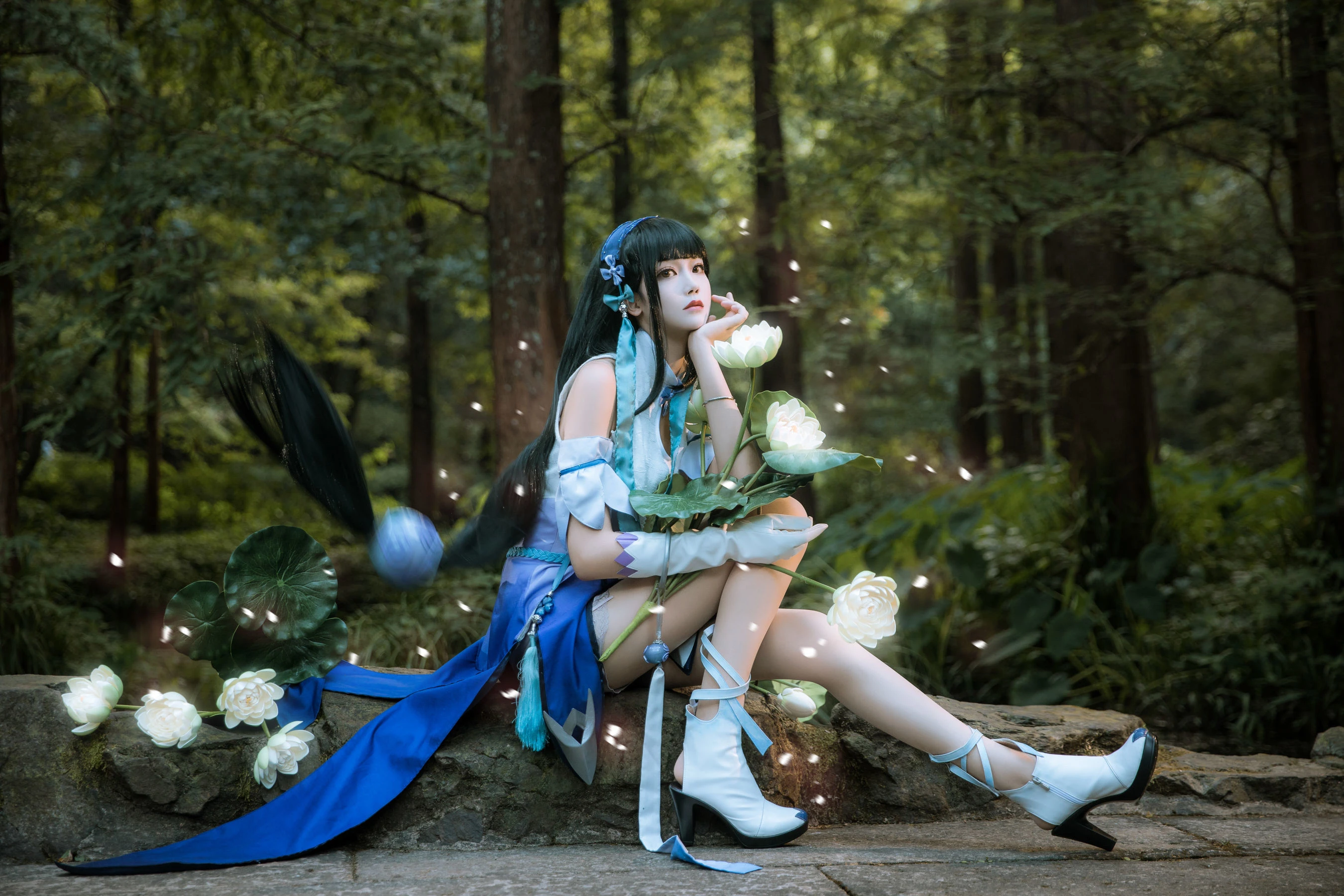 人气coser戚顾儿MIKI 王者荣耀 西施插图6