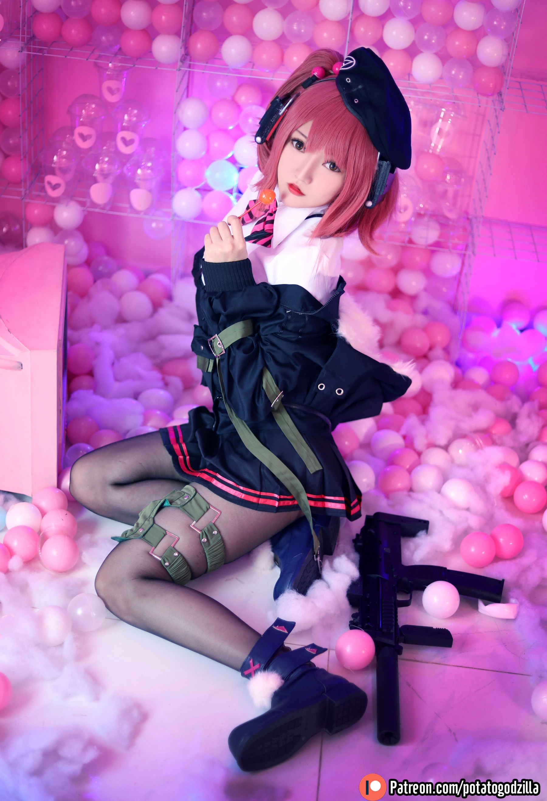 Coser小姐姐Potato Godzilla – MP7 (Girls Frontline)插图6