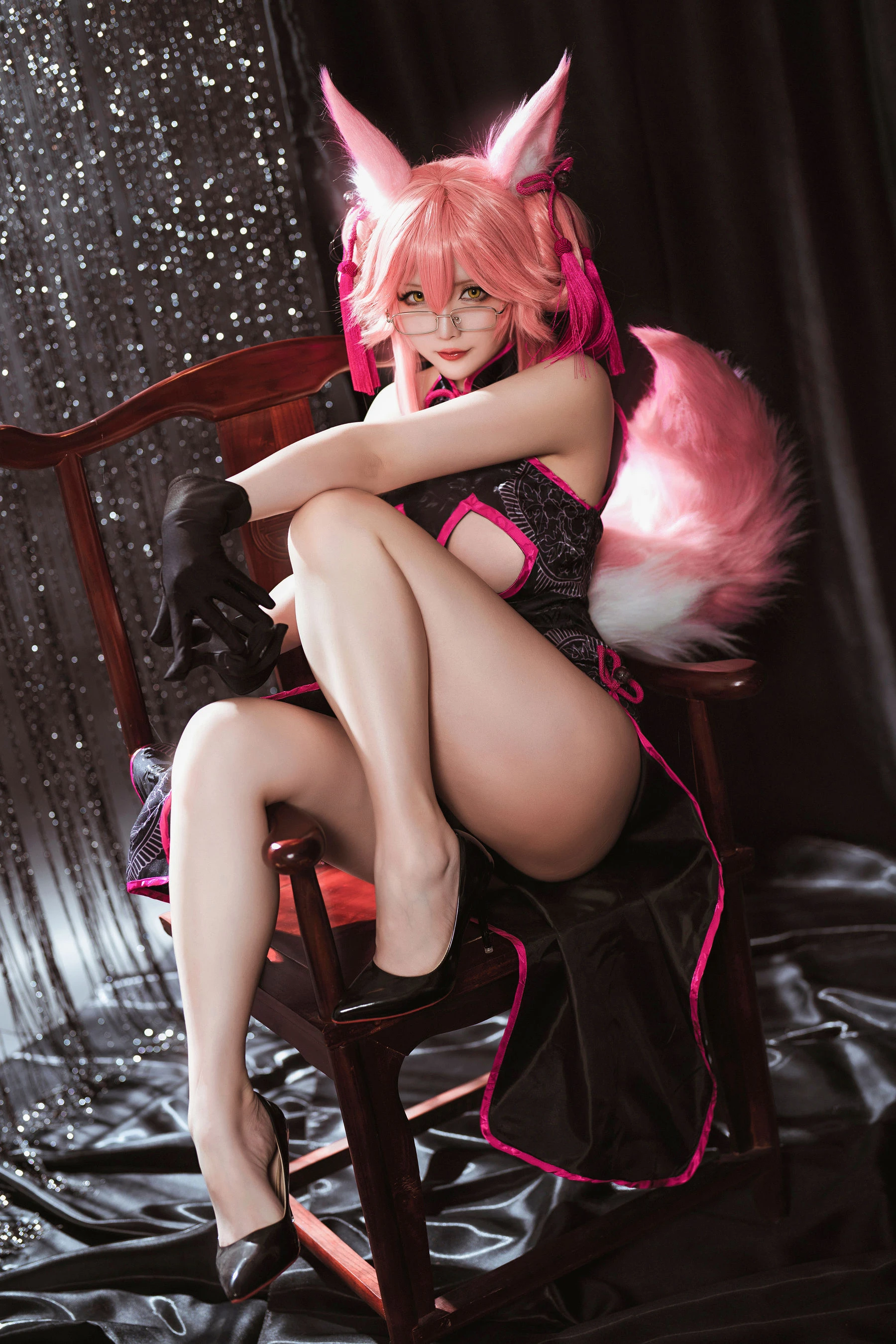 Coser小姐姐星之迟迟 – FGO高扬斯卡娅旗袍插图3