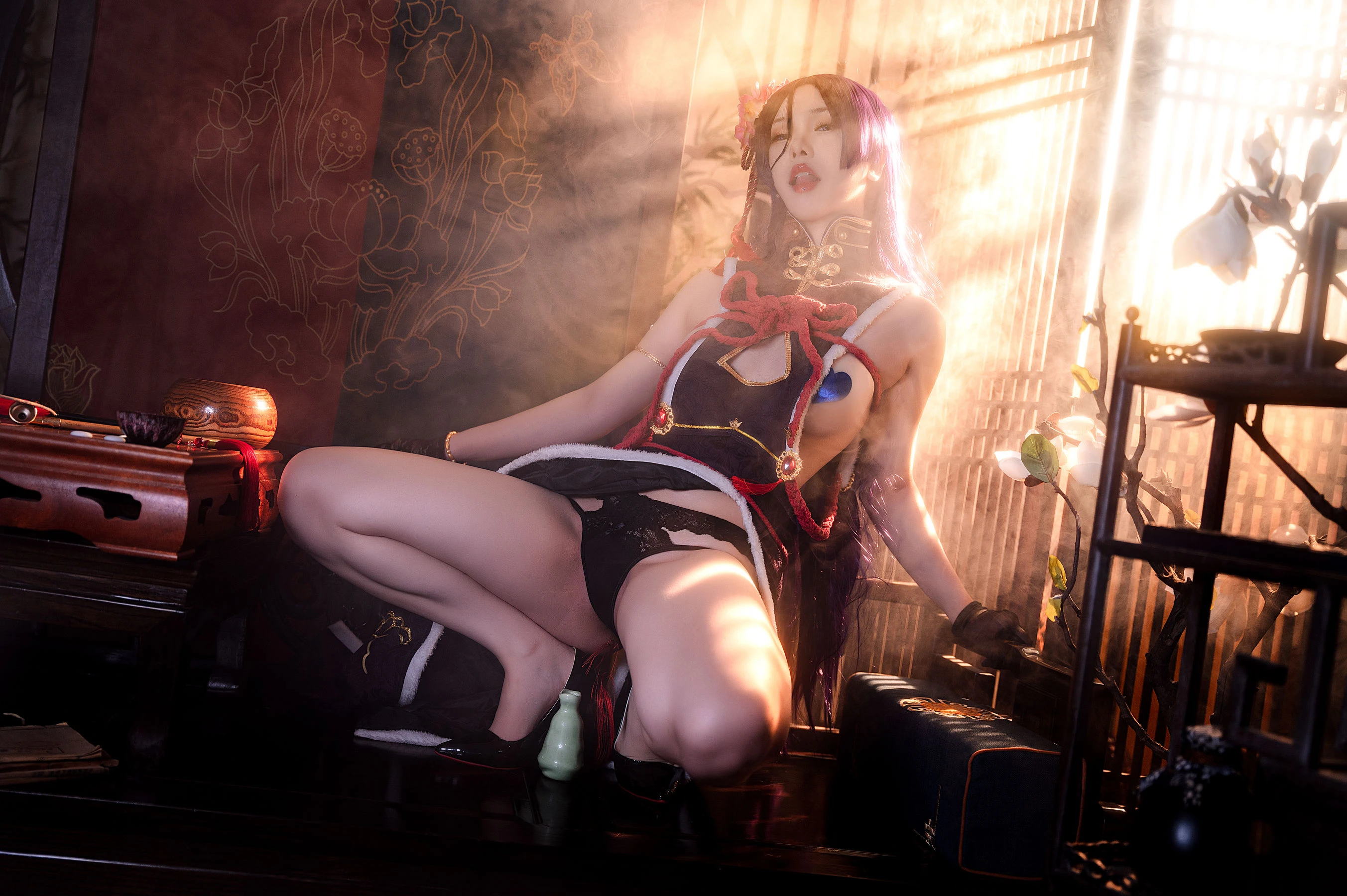 一北亦北 – 奶光旗袍插图6