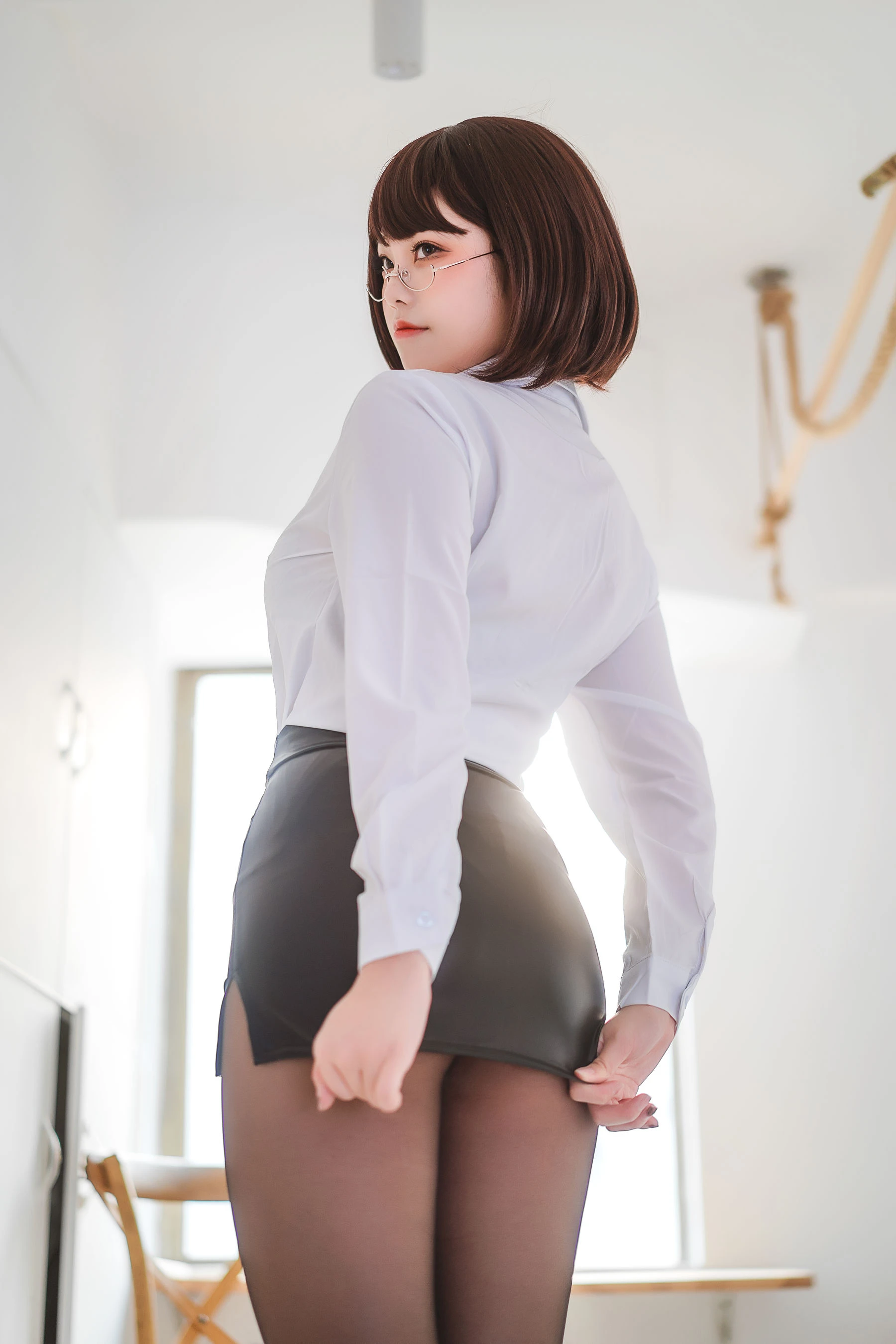 萌系小姐姐蜜汁猫裘 – 醉OL插图2