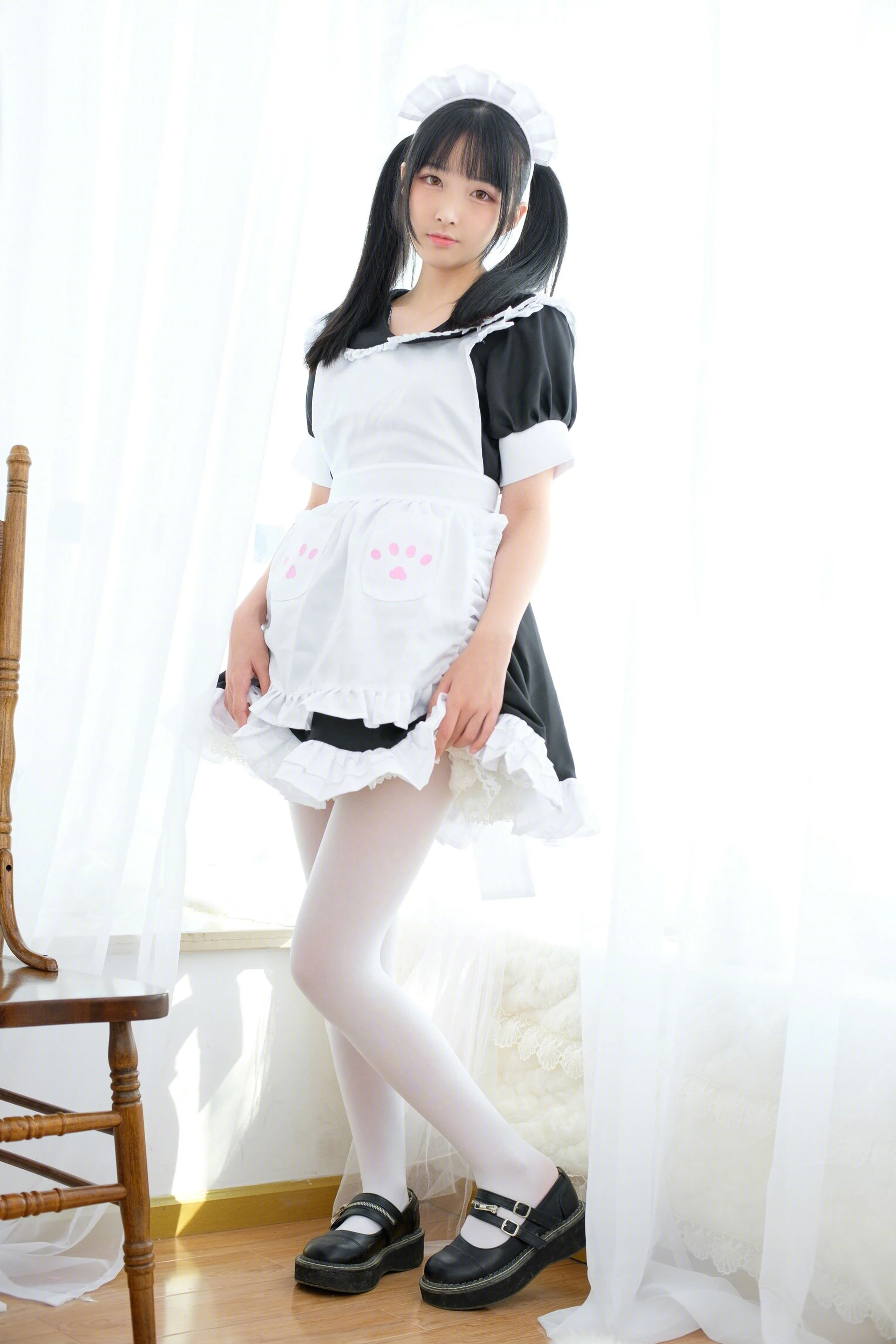 我才不是neko – 白丝女仆插图5