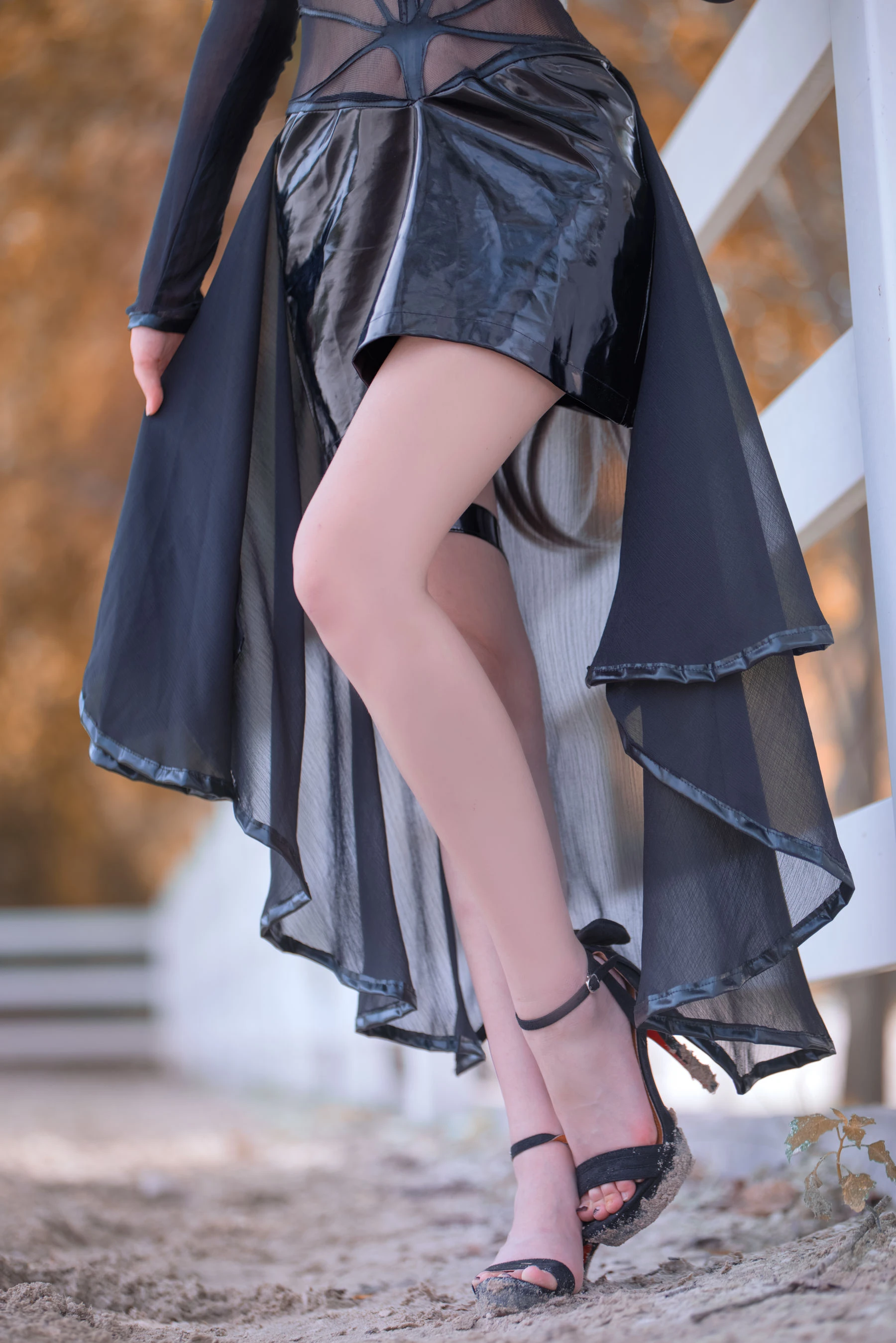 COS妹子仙九Airi – 黑贞马会插图5