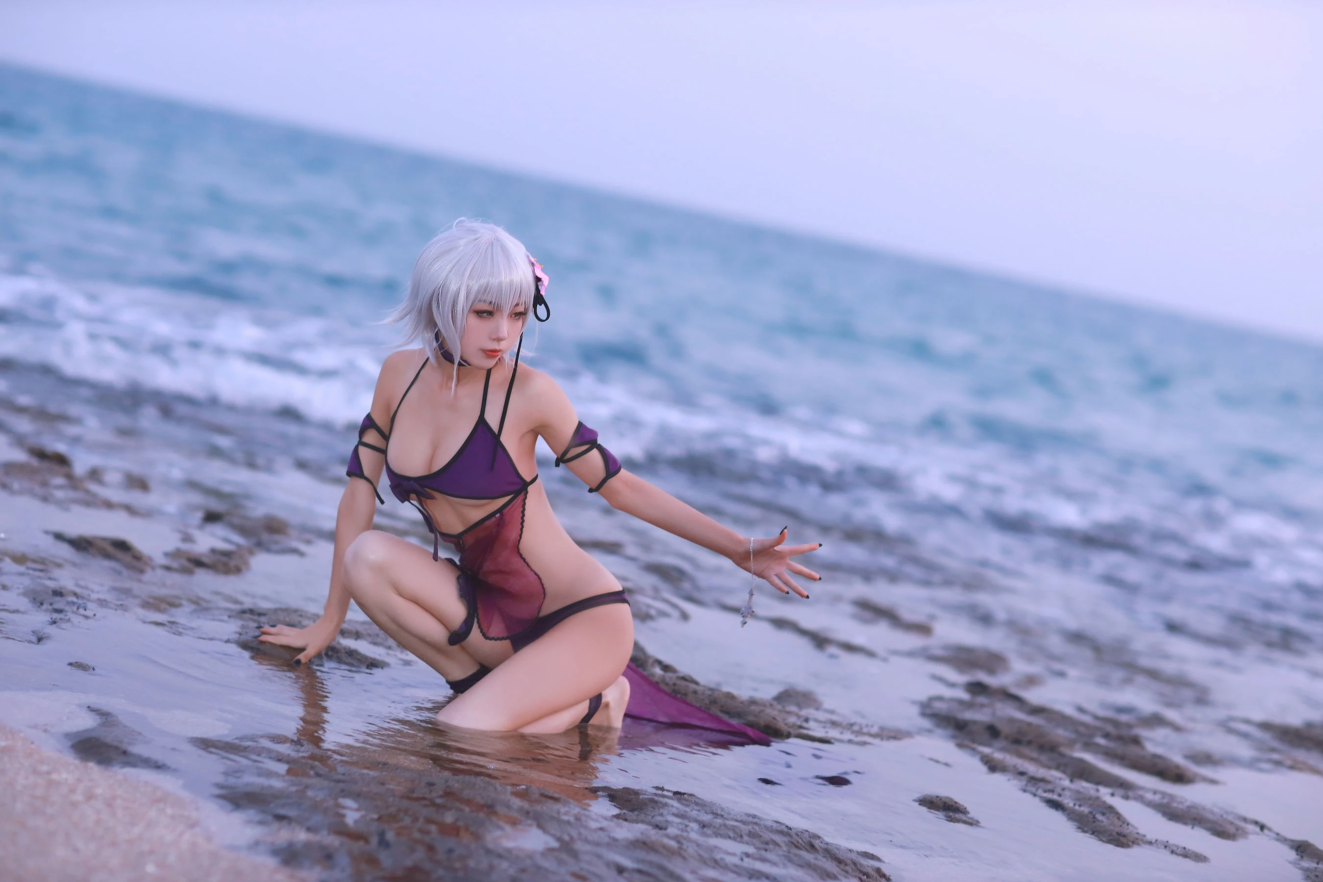 动漫博主水淼aqua – 贞德泳装插图3