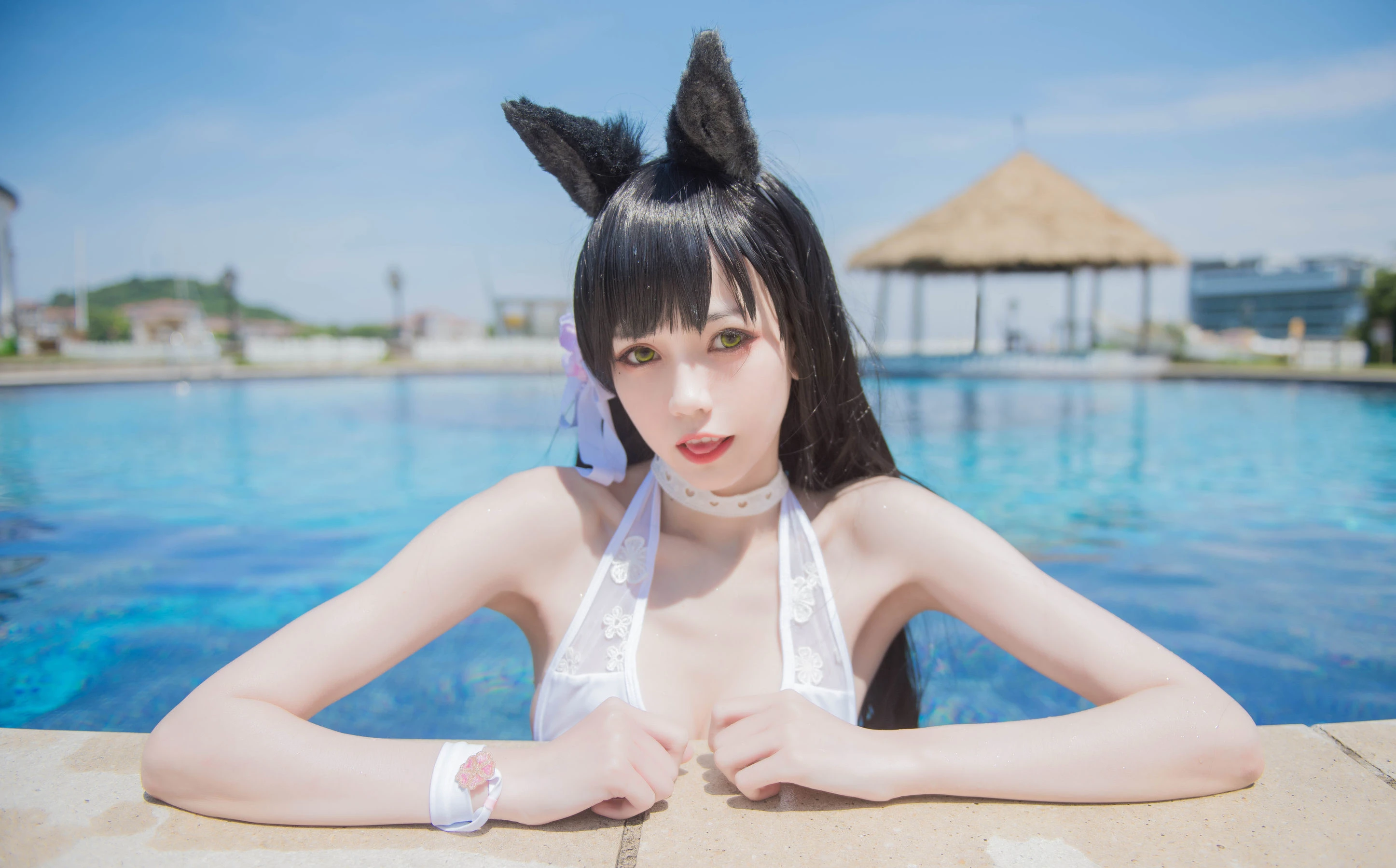 小妖精你的负卿 – 爱宕泳装插图4