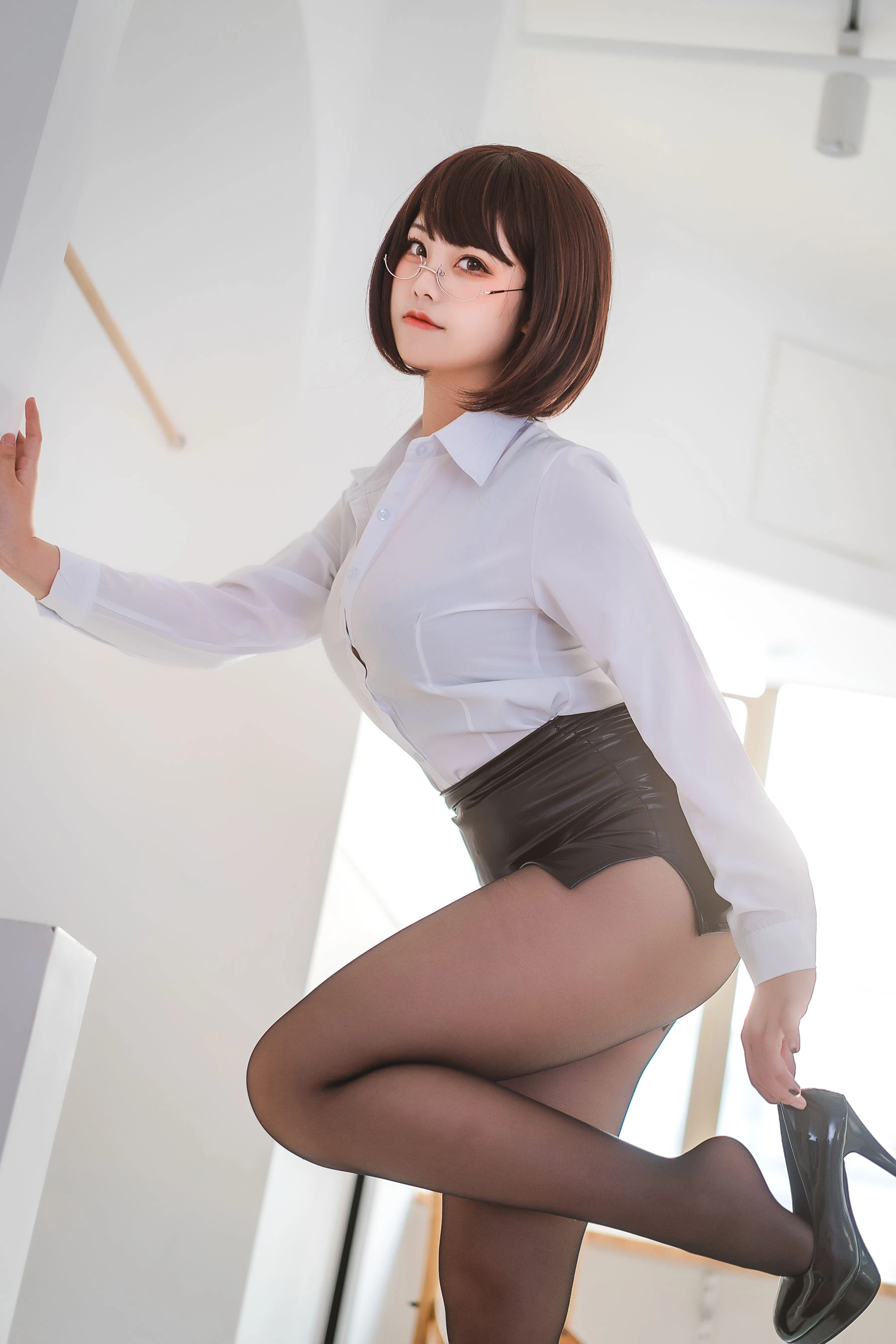 萌系小姐姐蜜汁猫裘 – 醉OL插图1