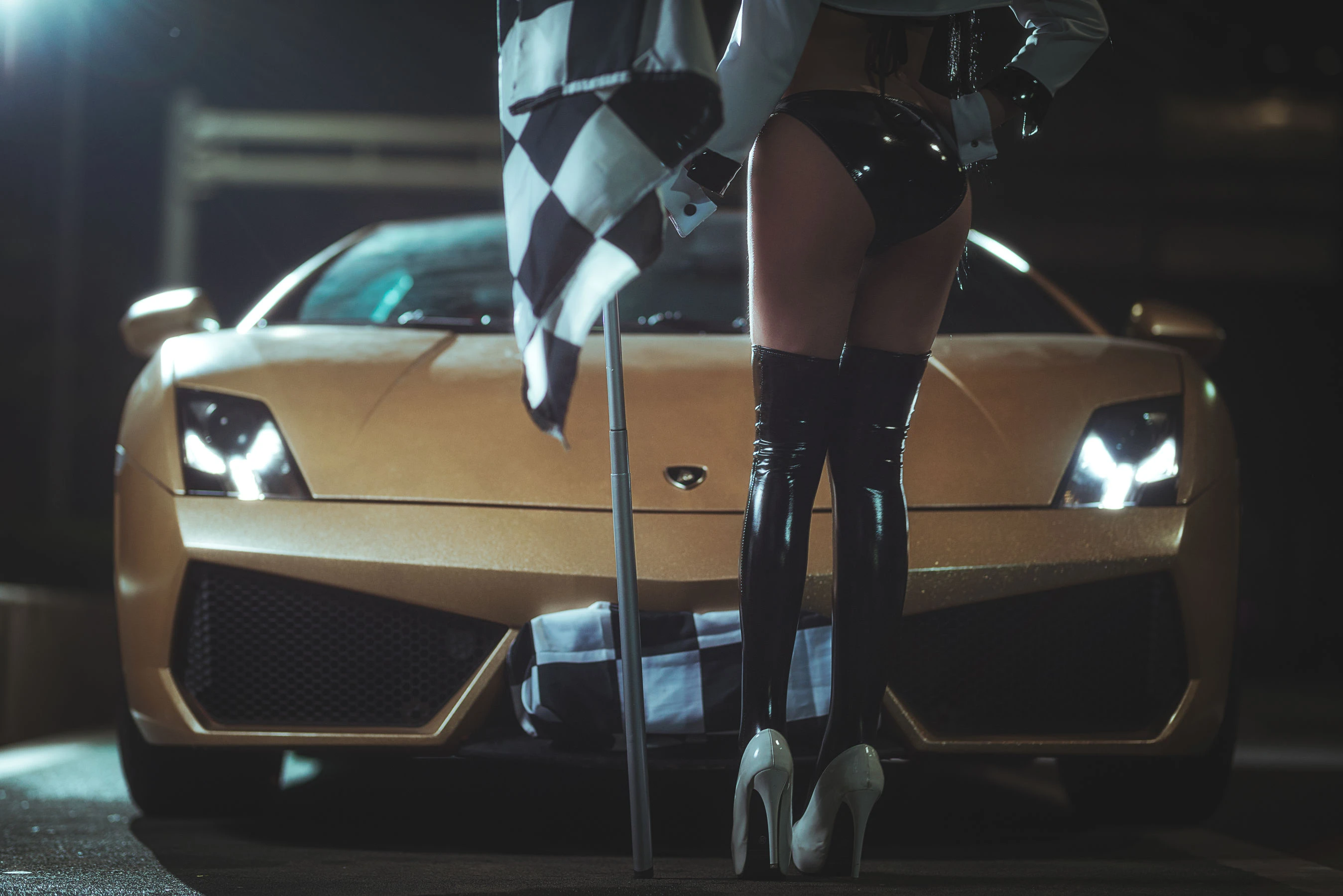 二次元妹子抱走莫子aa 赛车女郎插图4