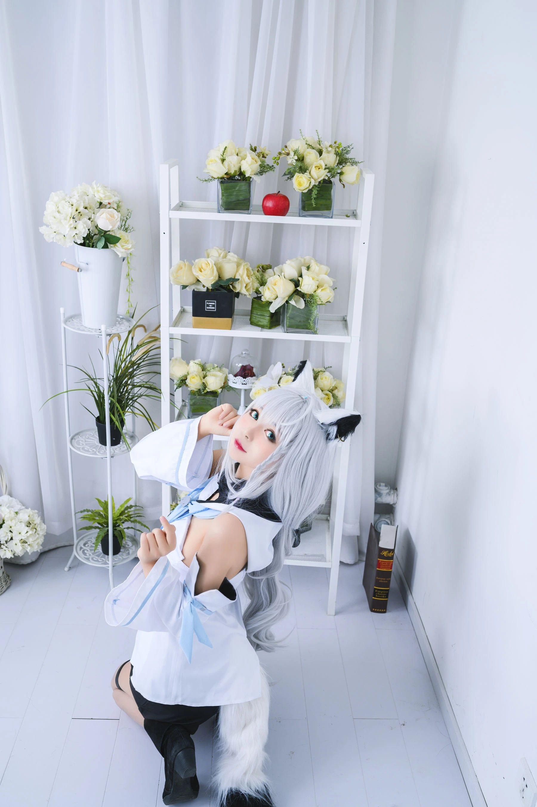 大眼萌妹黑猫猫OvO – 白上吹雪插图4