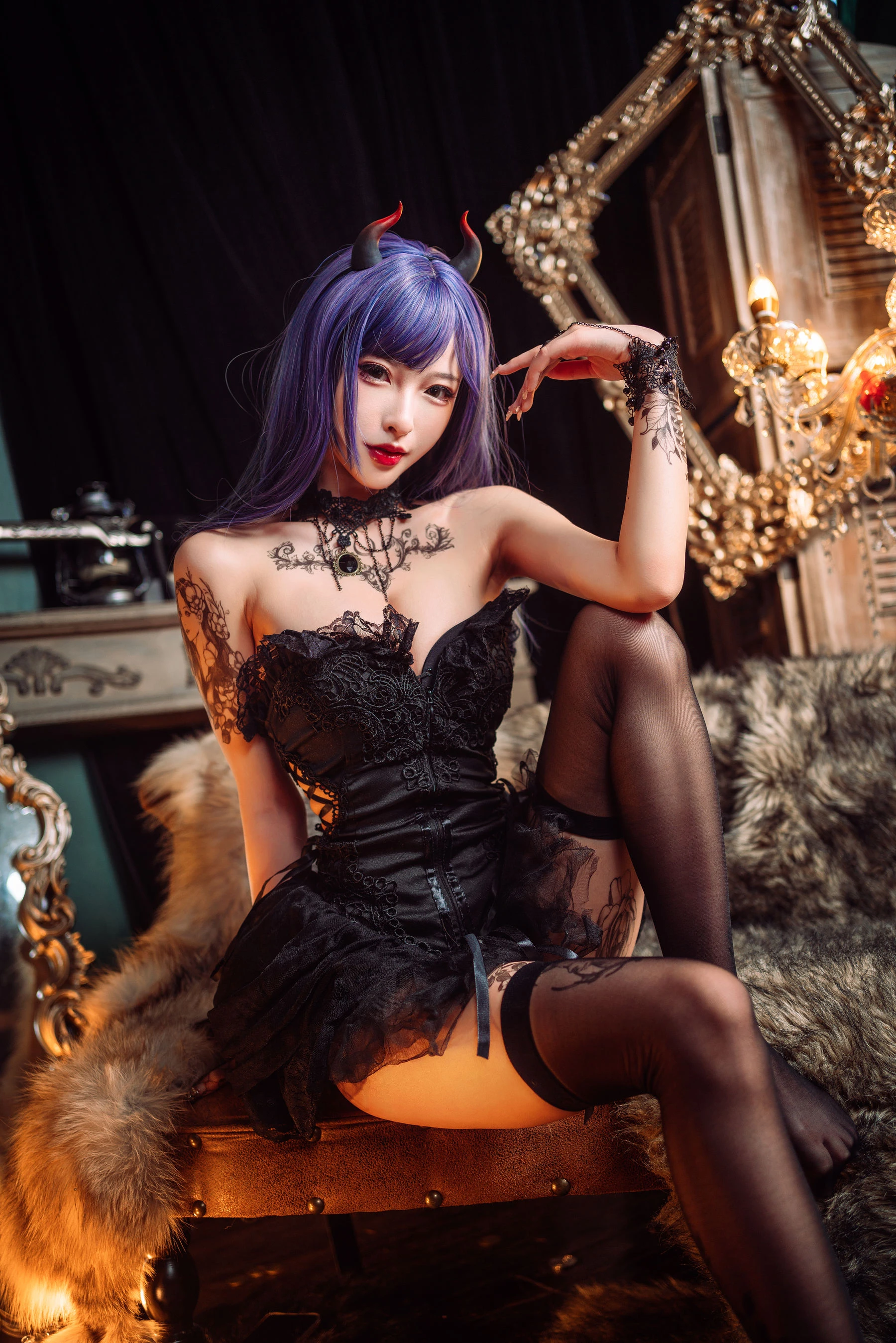 尤物清水由乃 – 暗黑纹身插图5