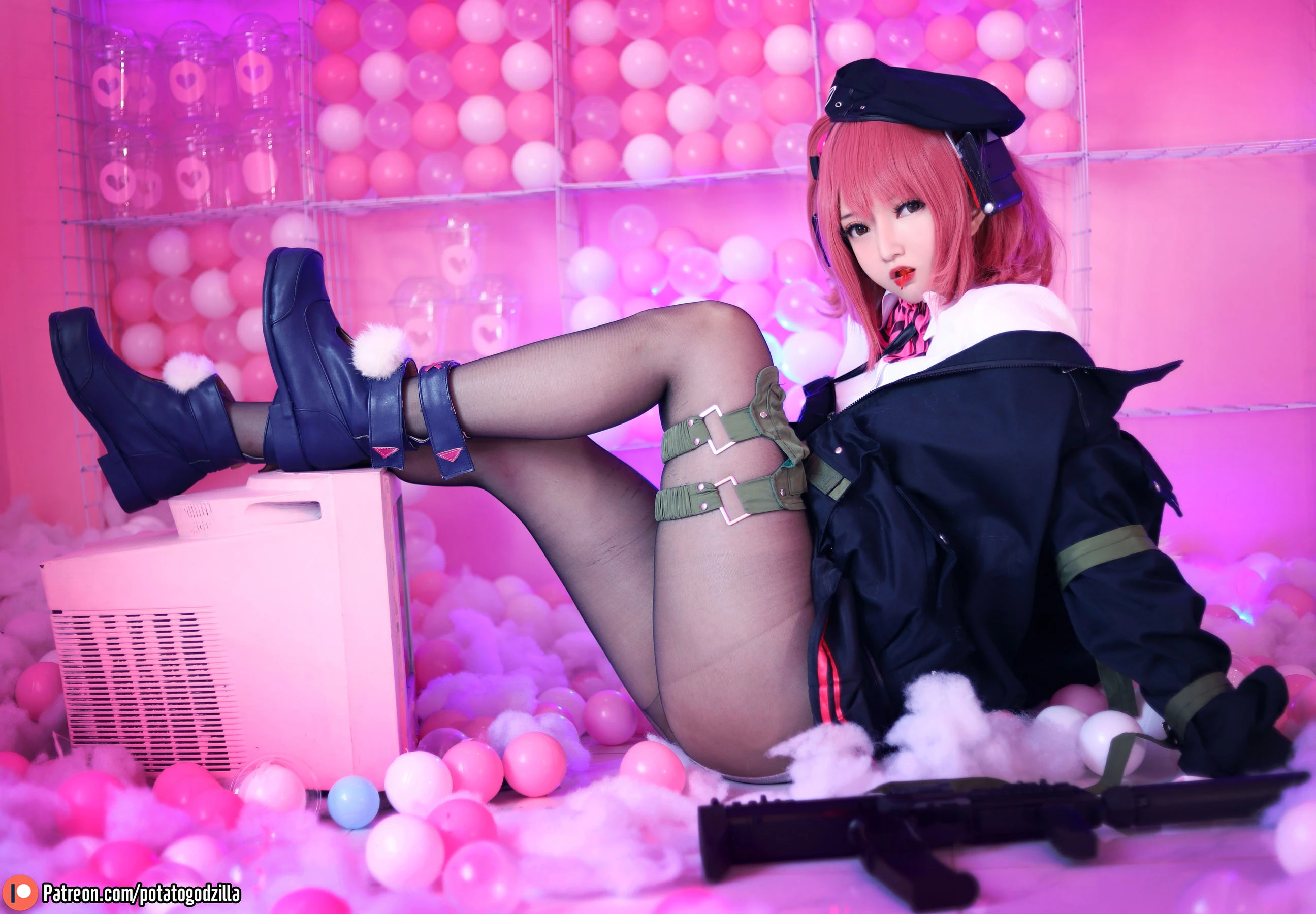 Coser小姐姐Potato Godzilla – MP7 (Girls Frontline)插图7