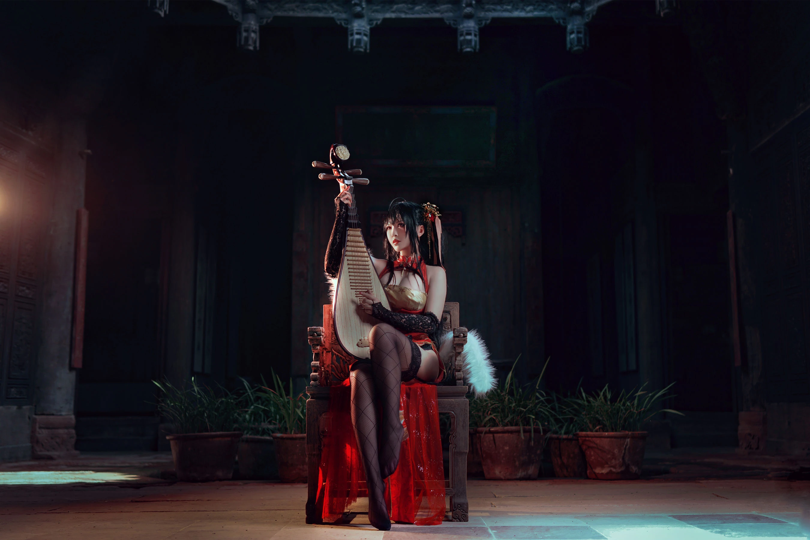 半半子 – 大凤旗袍插图1