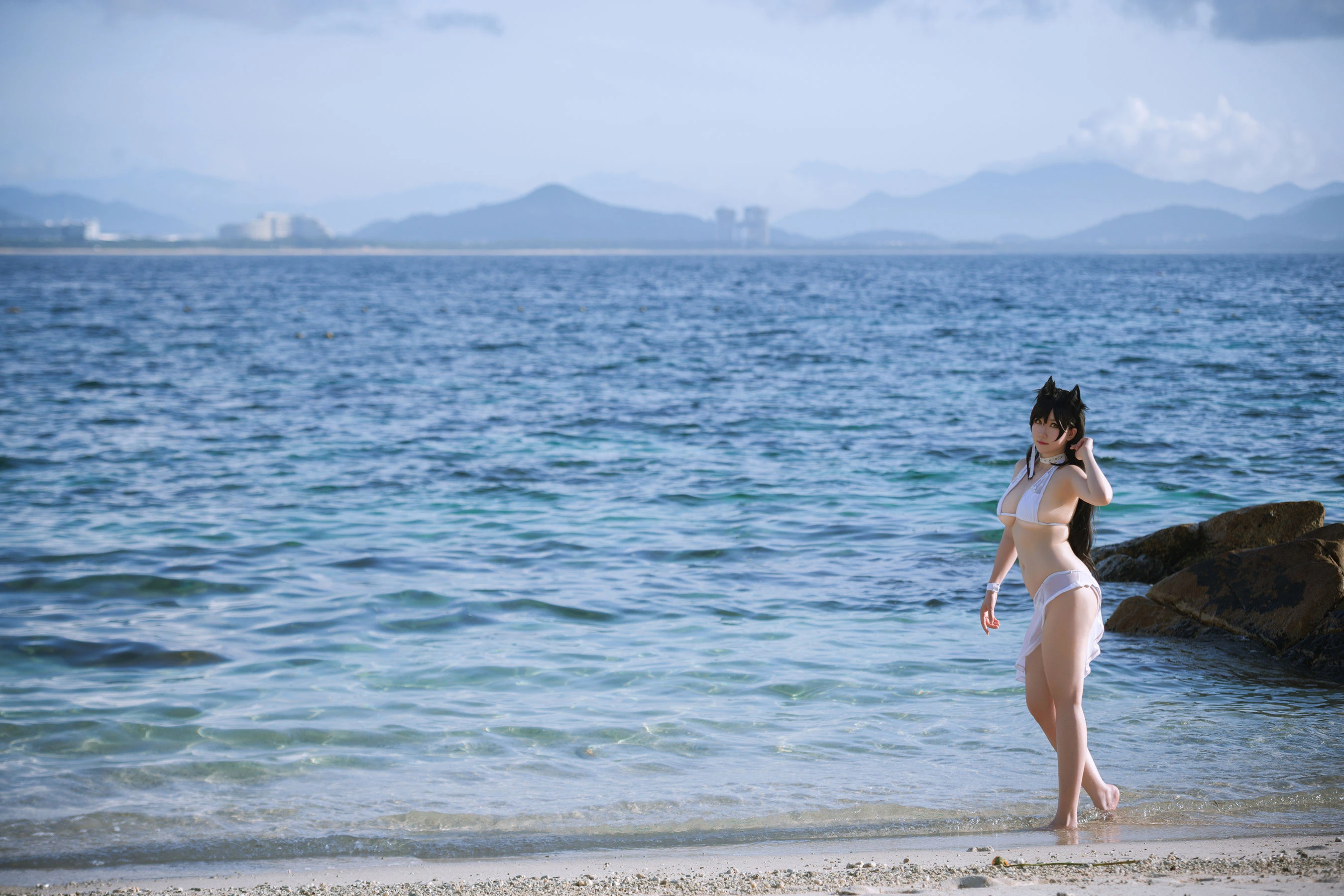 微肉感萌妹是本末末 – 爱宕泳装插图3