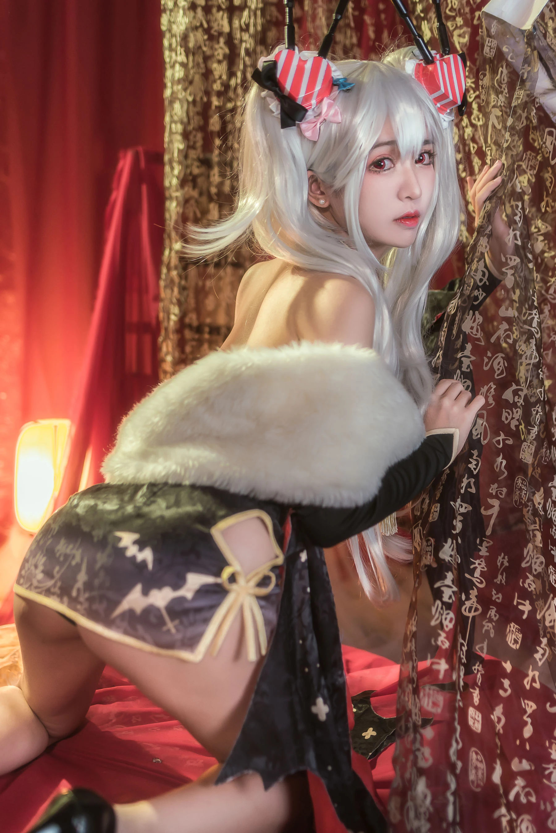 超人气Coser鳗鱼霏儿 碧蓝华裳 吸血鬼插图2