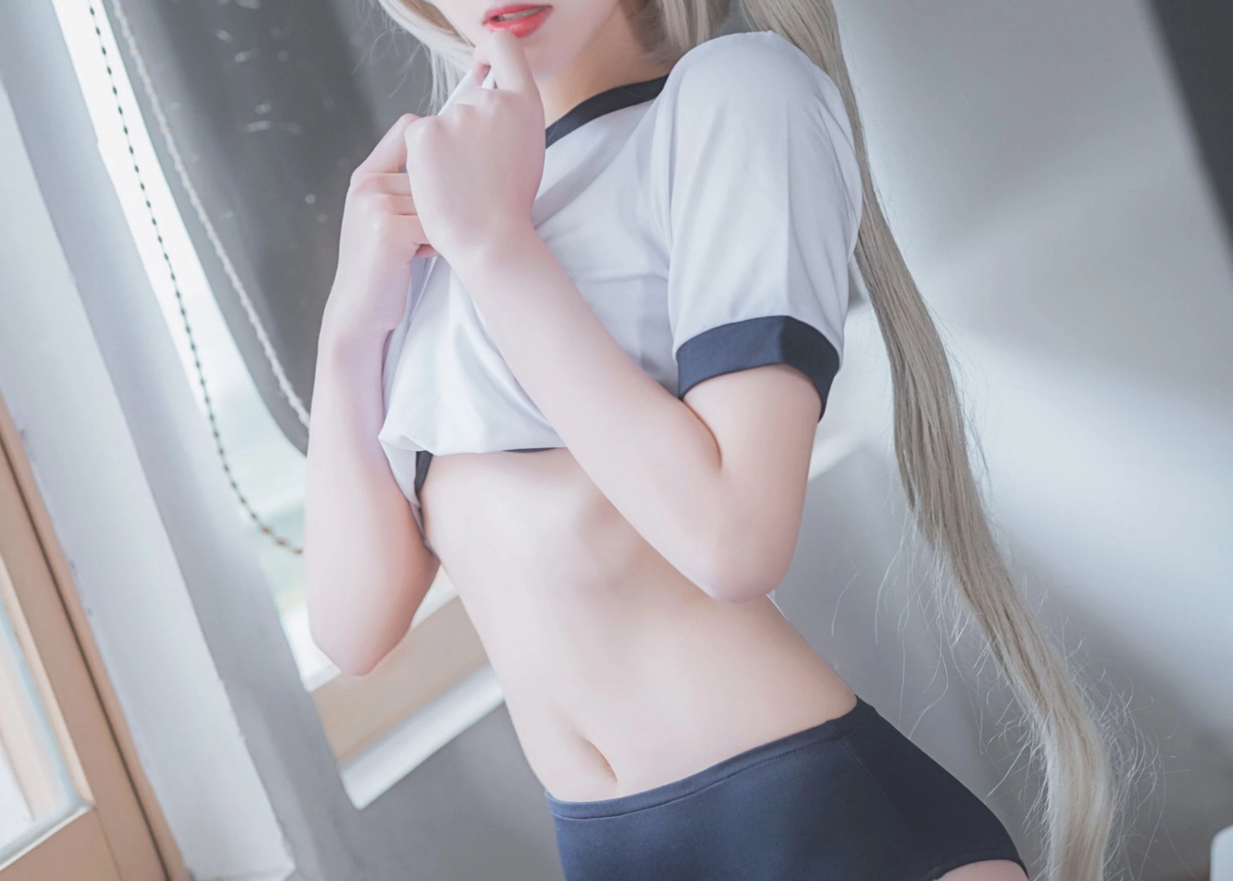 动漫博主南桃Momoko 春日野穹体操服插图2