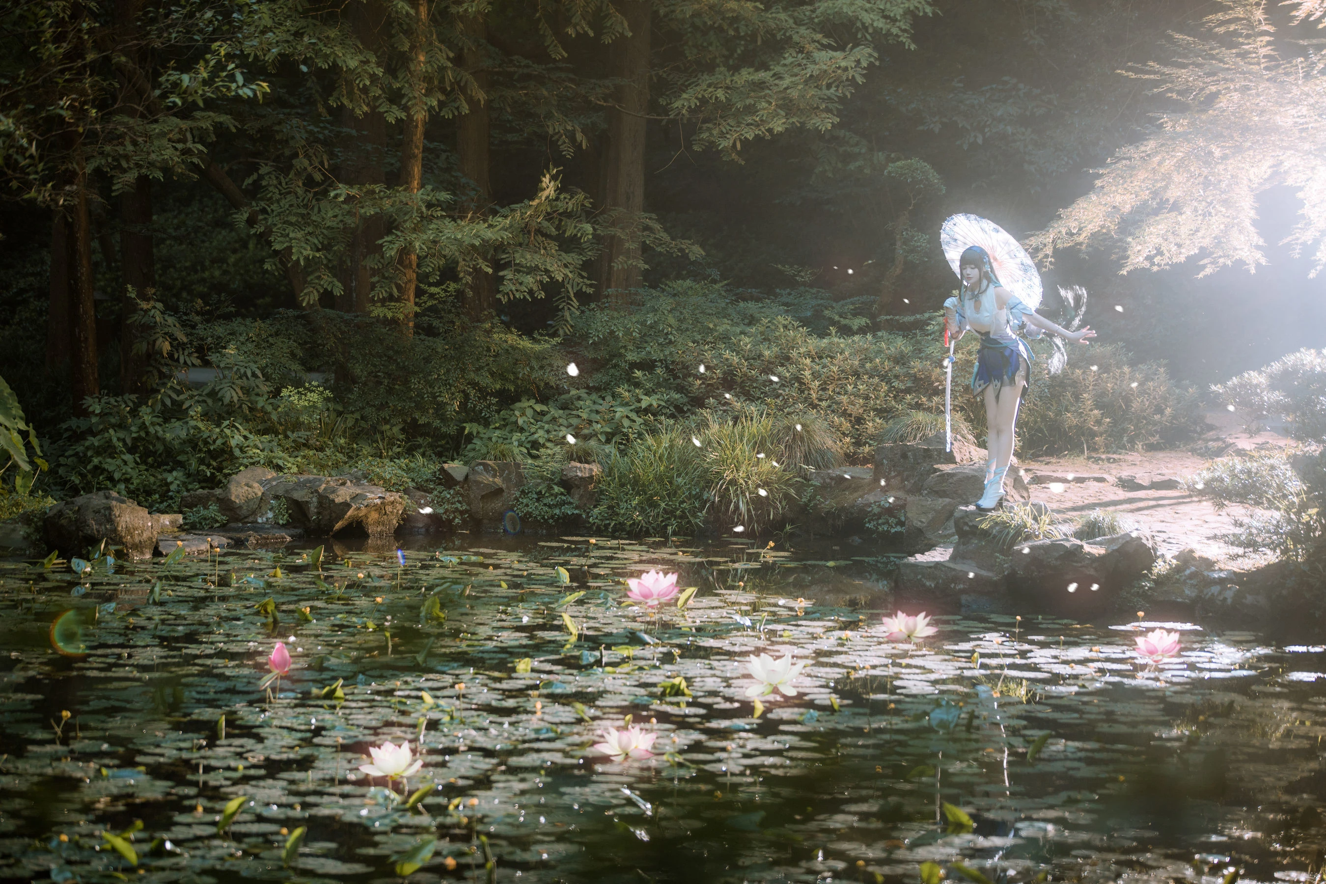 人气coser戚顾儿MIKI 王者荣耀 西施插图3