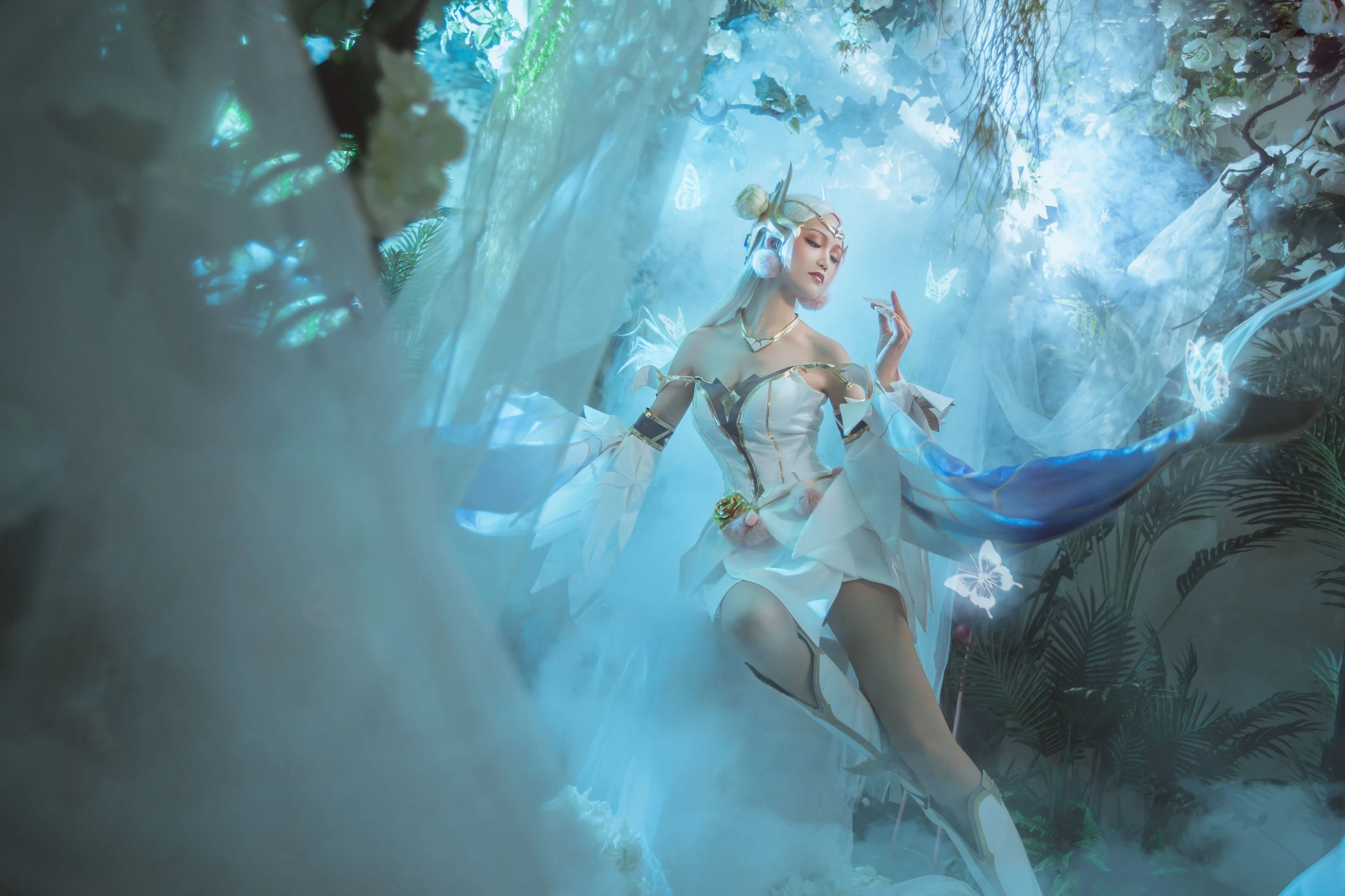 人气coser戚顾儿MIKI 王者荣耀 貂蝉金色仲夏夜之梦插图6