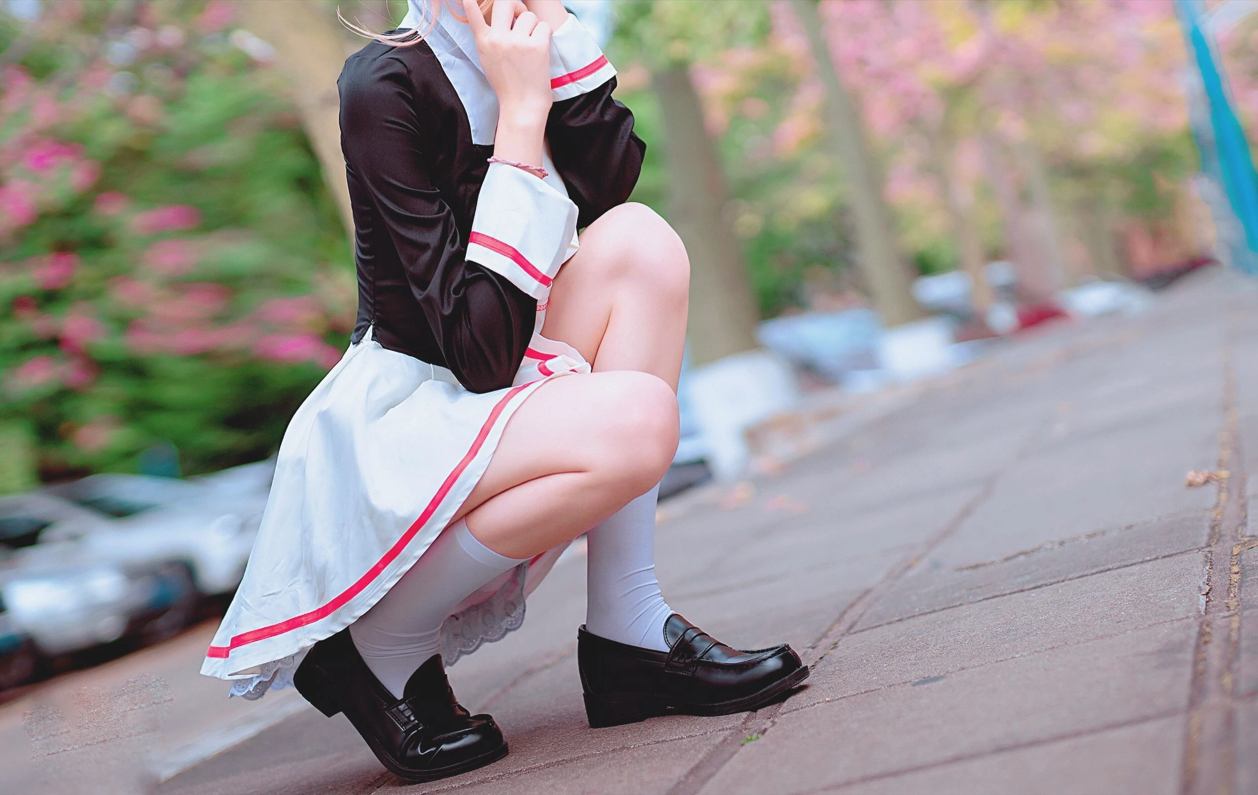 动漫博主南桃Momoko – 木之本樱制服插图4