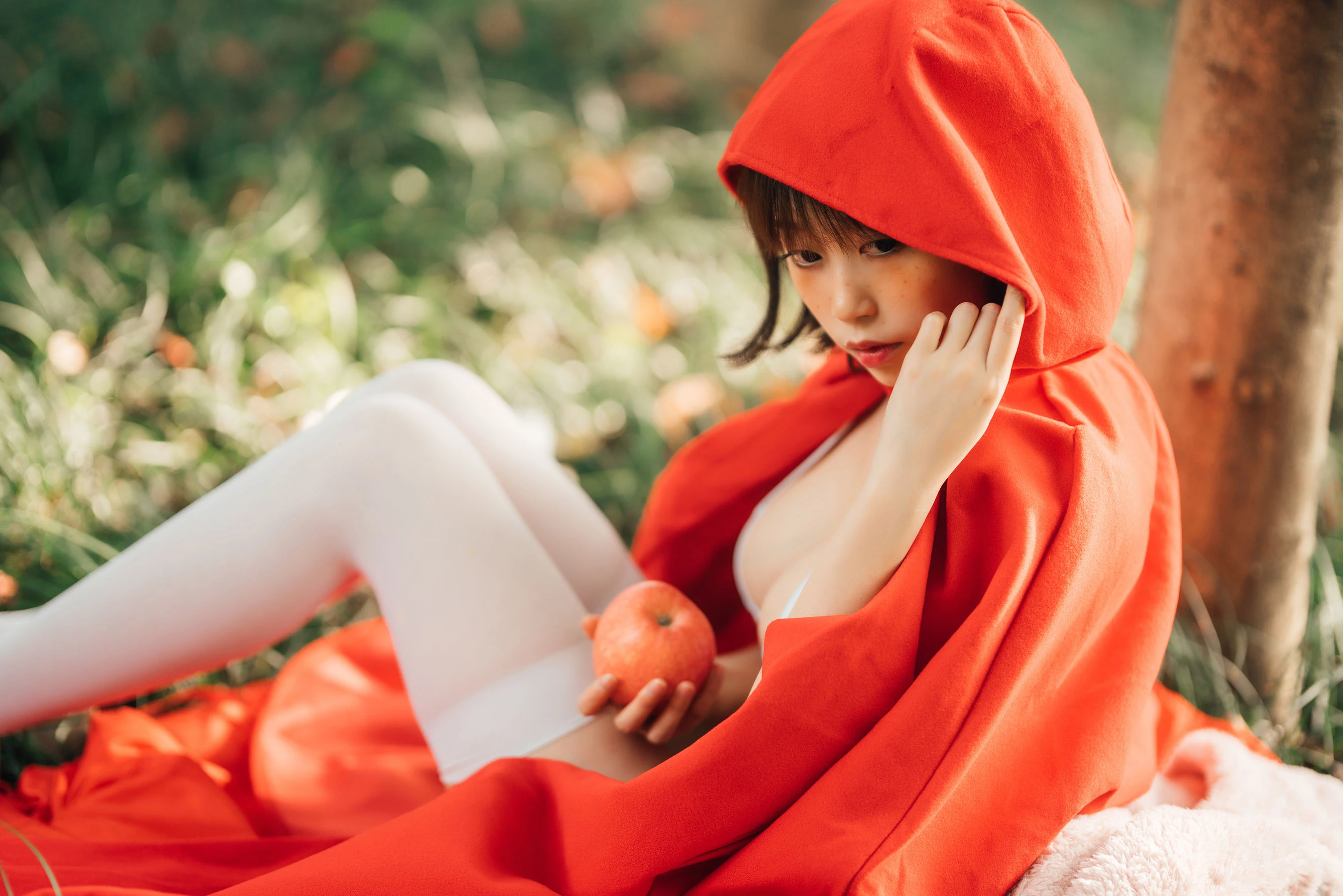 萌妹奈汐酱nice – 大红帽插图7