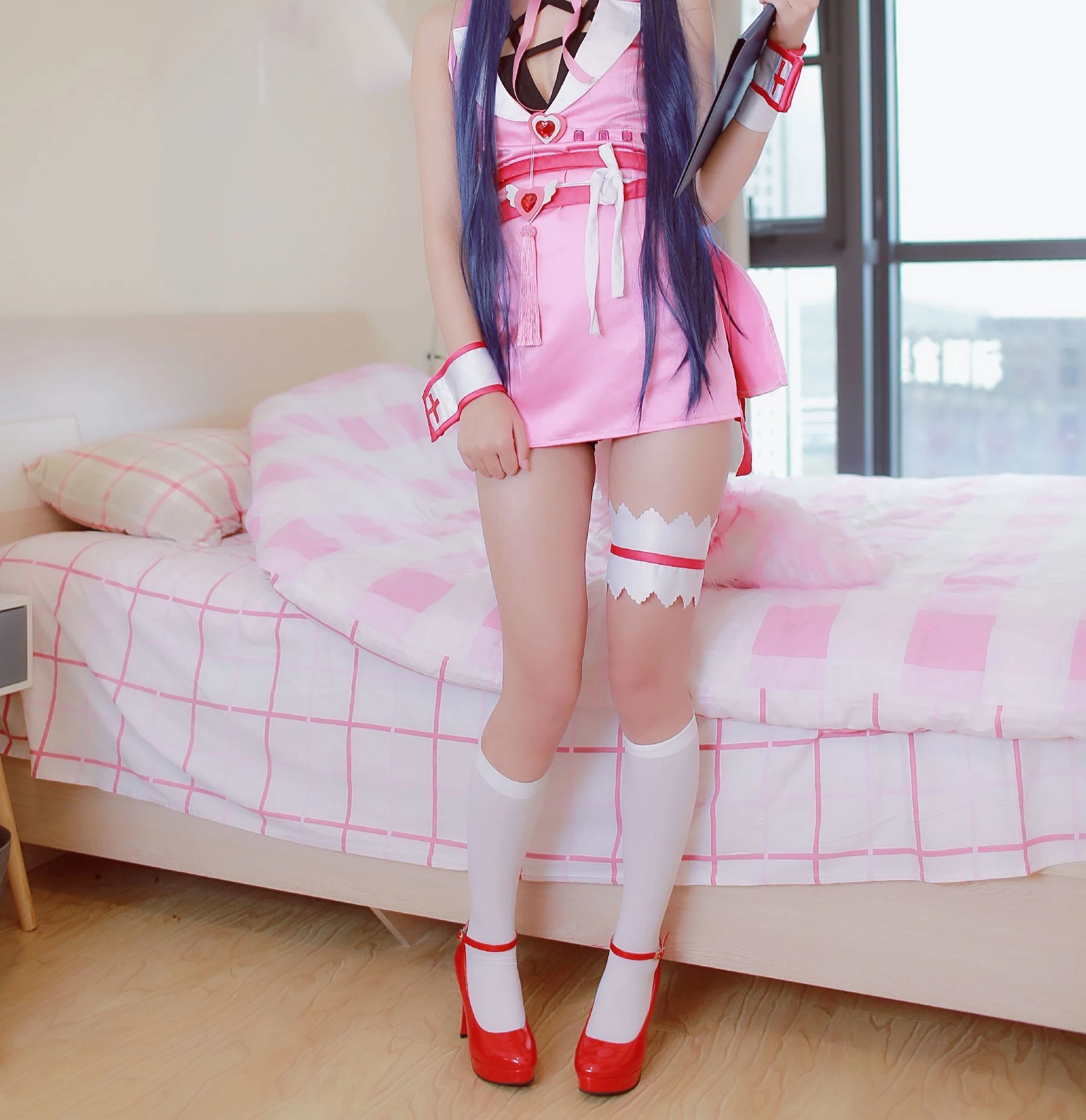 清纯少女五更百鬼 – 阿狸护士服插图4