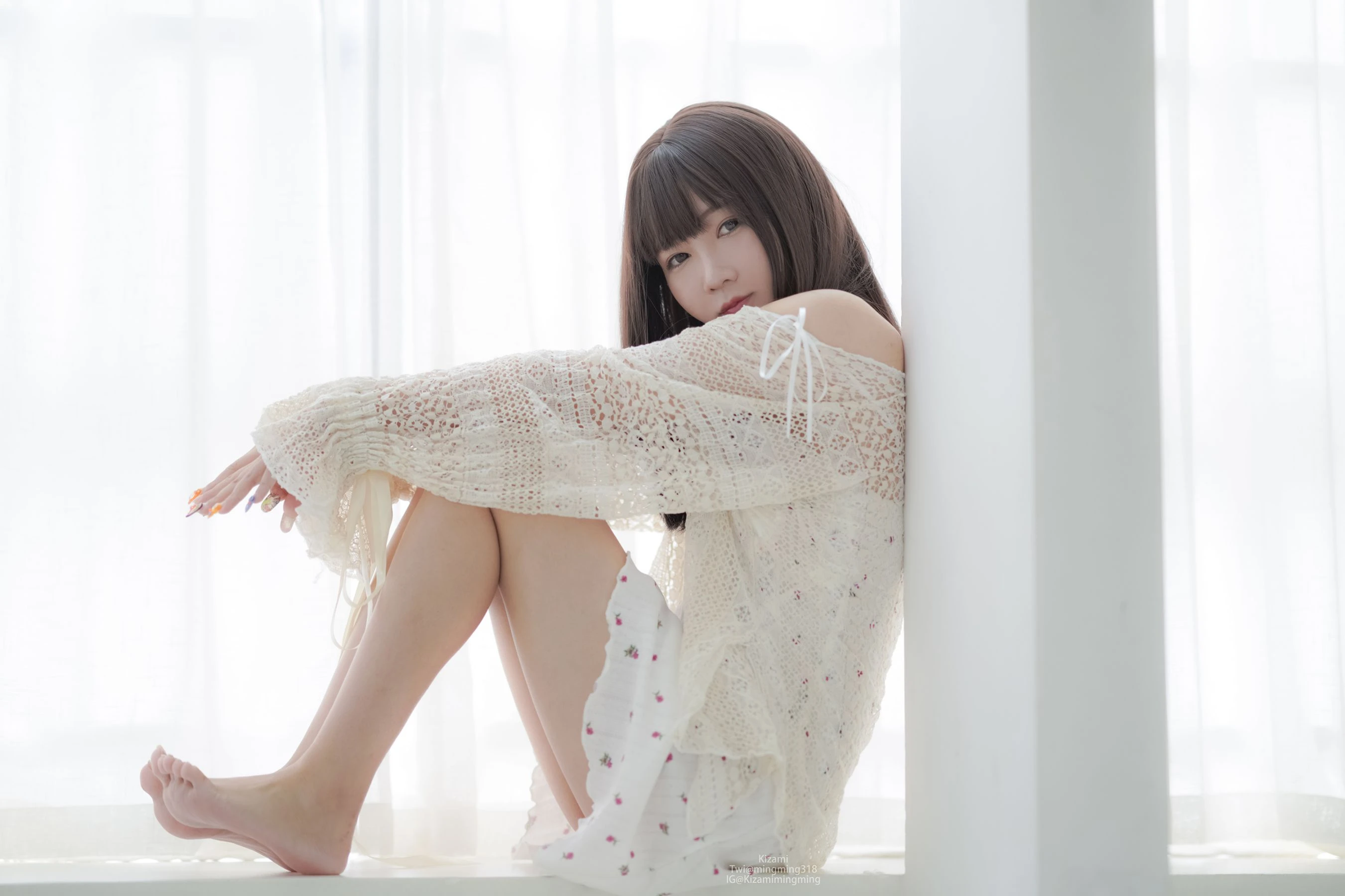 [銘銘Kizami] fantia 2021.09 针织衫+睡衣系列插图7