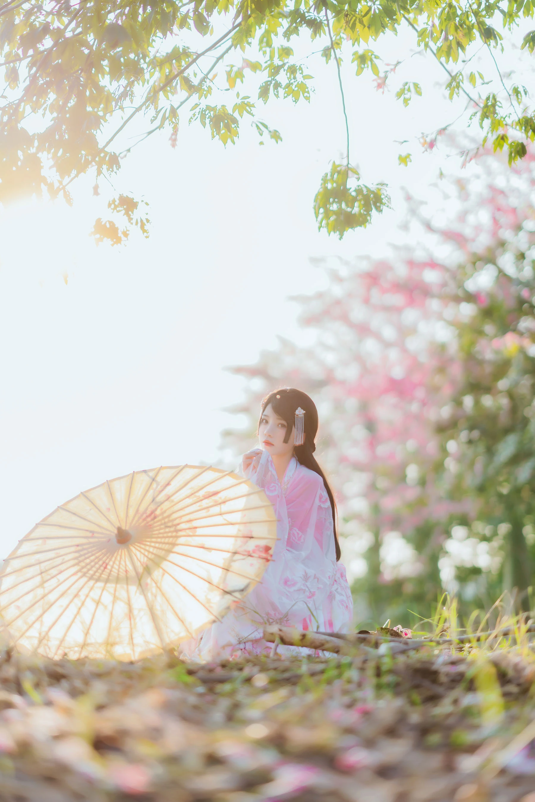 桜桃喵 – 温柔之汉服桃花插图7