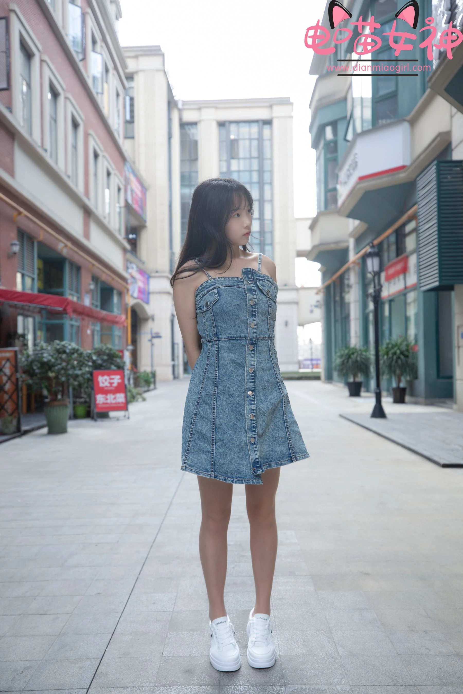 电喵女神 – 灵唯 稚嫩小白鞋插图7