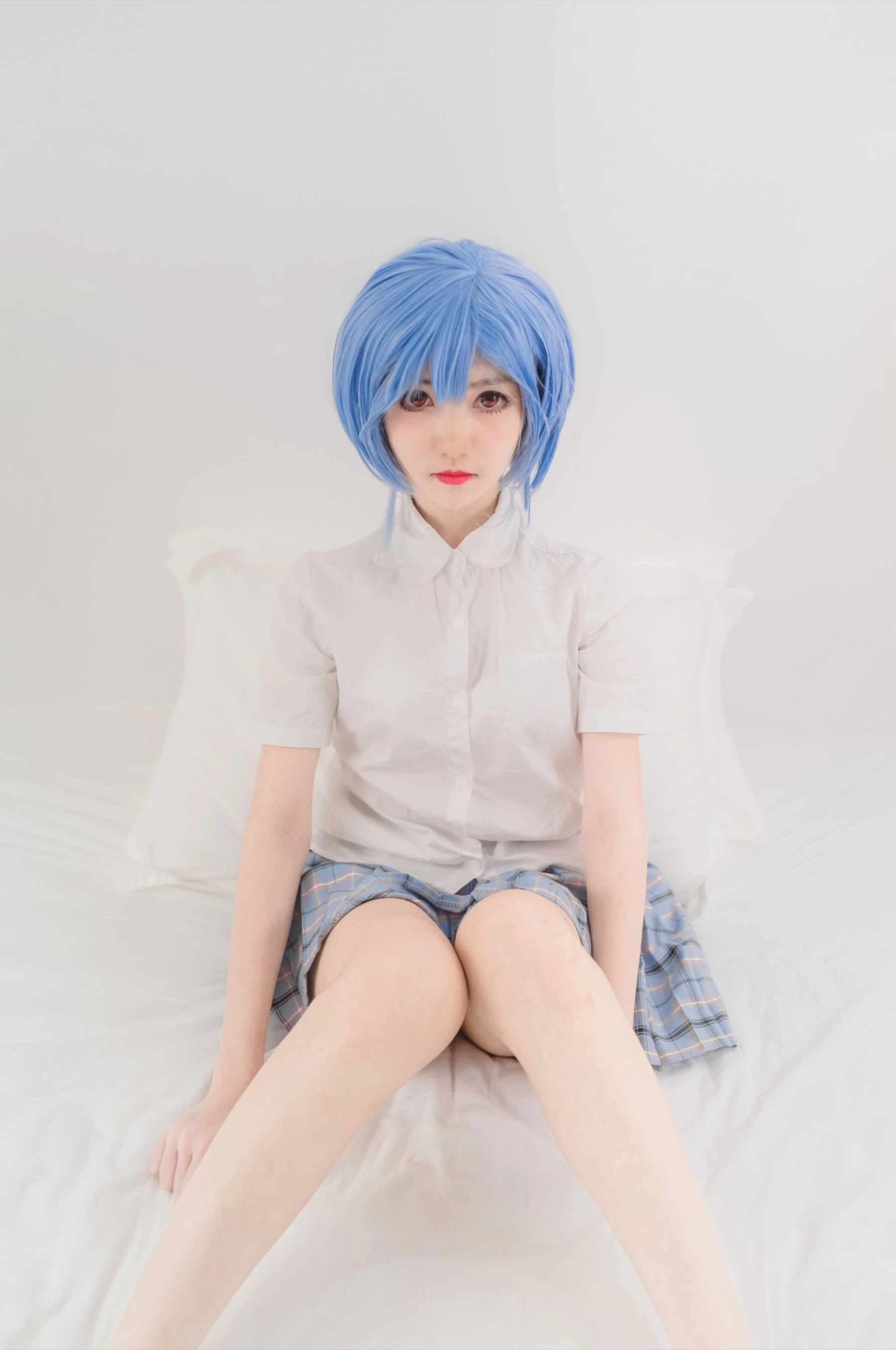 动漫博主南桃Momoko 绫波丽制服插图4