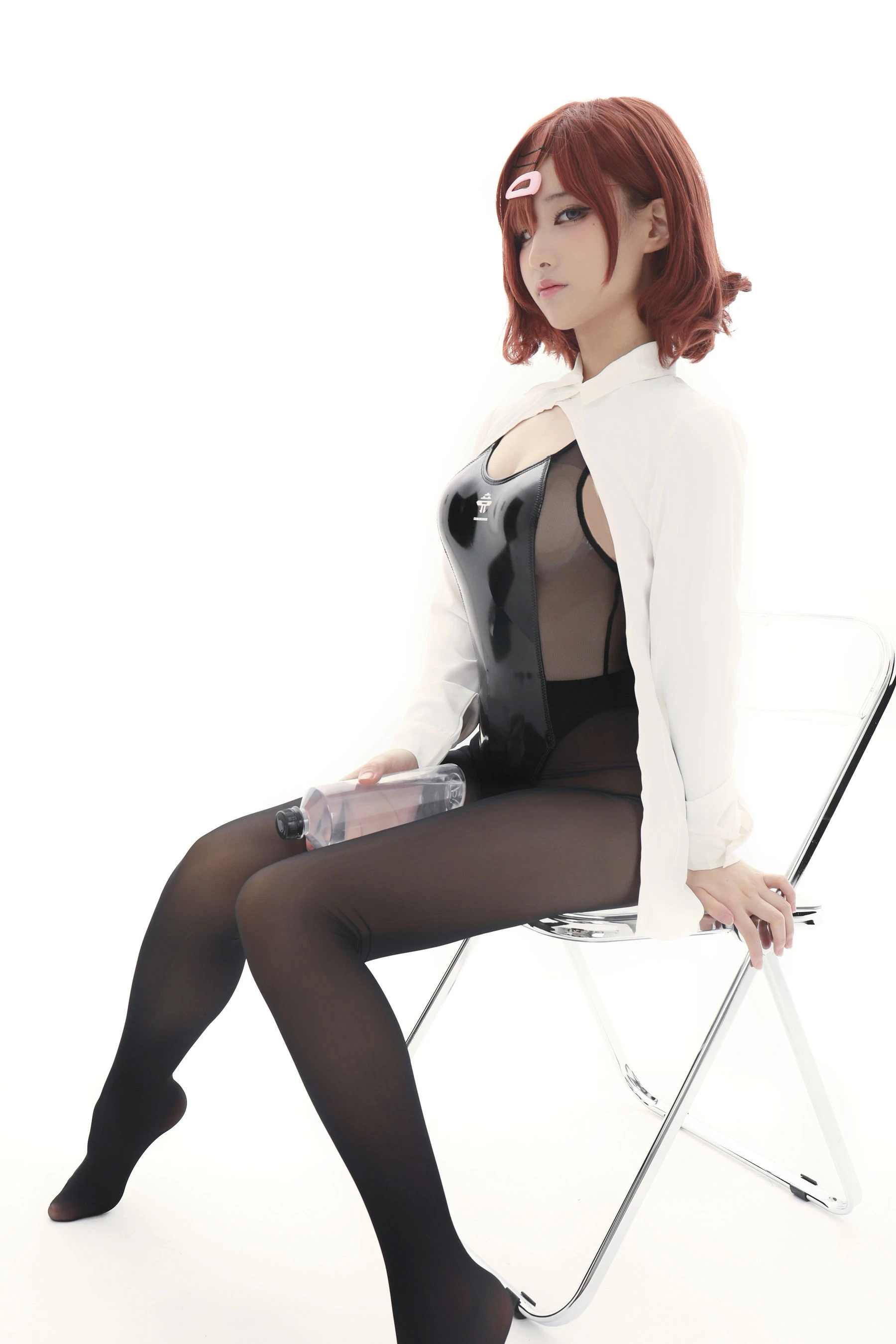 幼愛youmeko – 樋口円香竞泳灰丝插图4