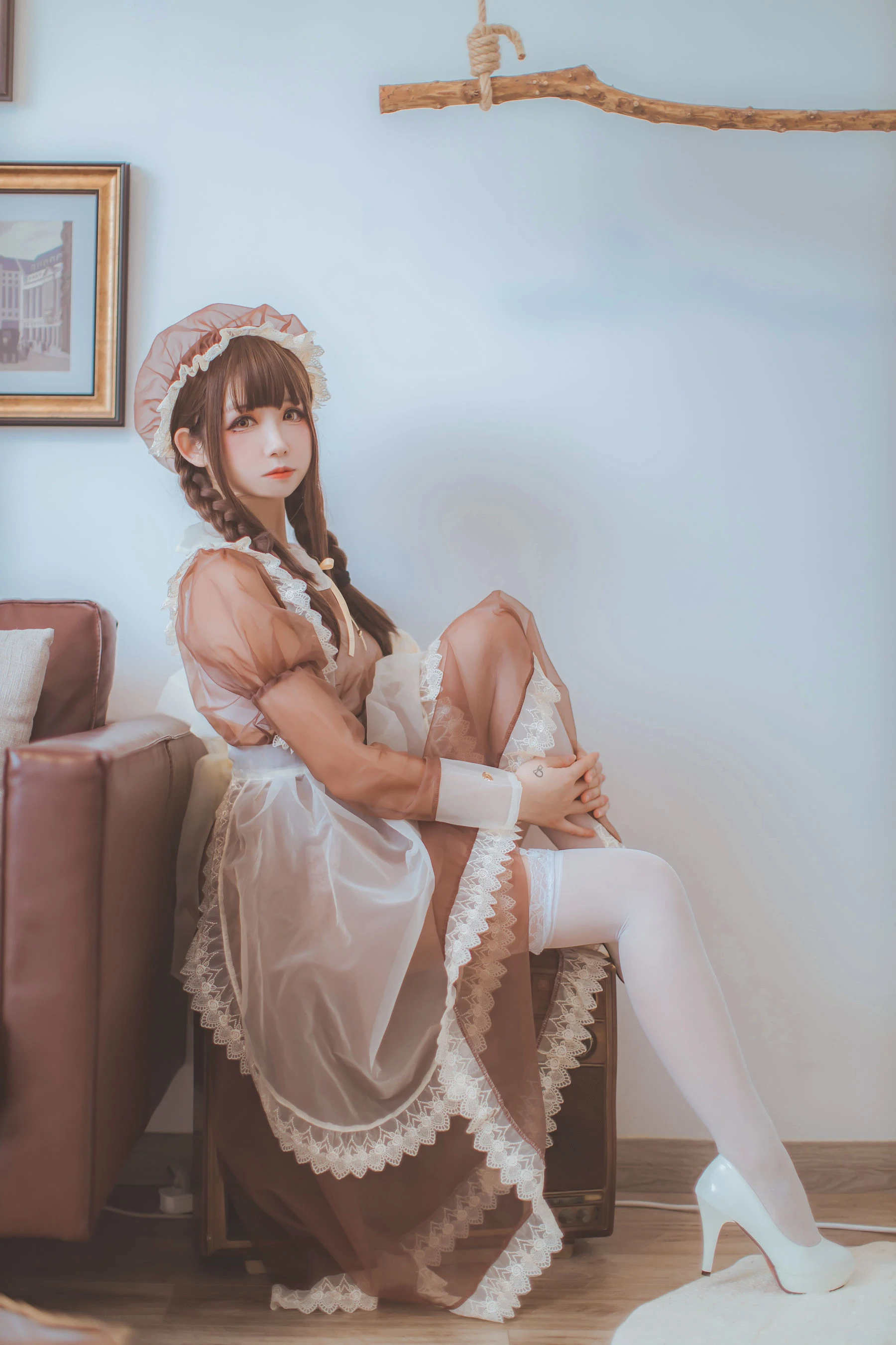 Coser衣衣 – 透明女仆插图3