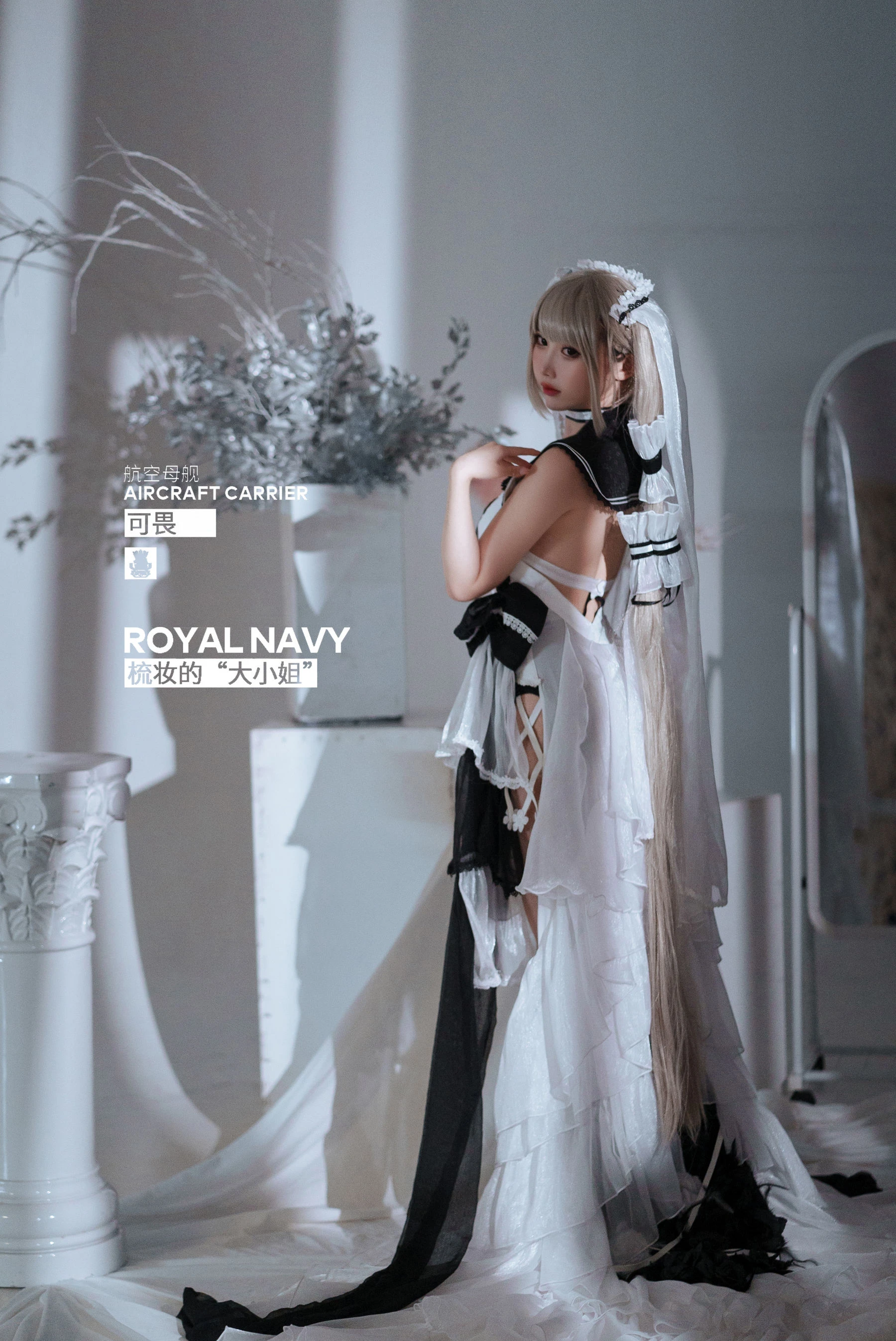 可爱人气Coser面饼仙儿 – 可畏婚纱插图1