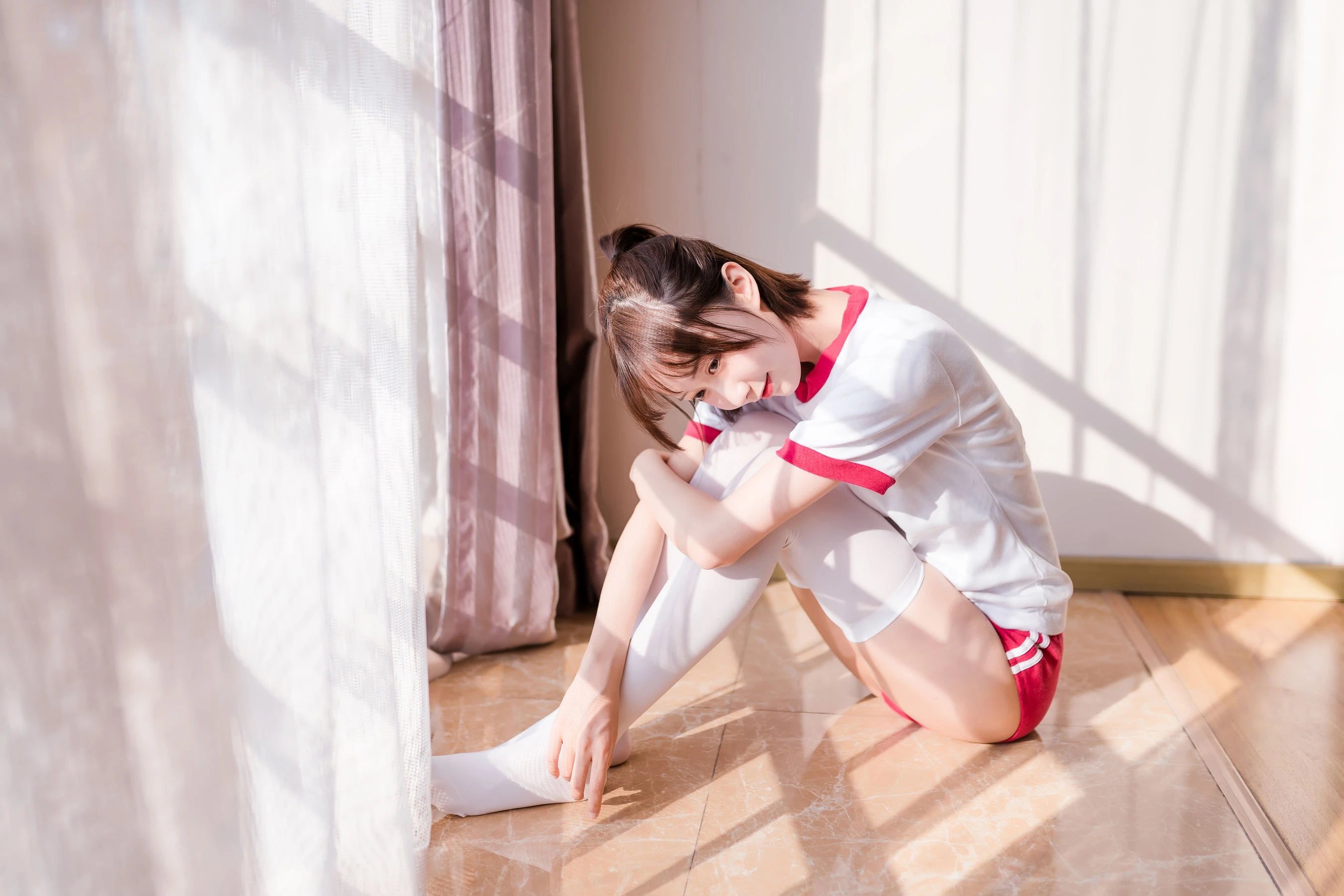 萌系小姐姐木绵绵OwO – 死库水+体操服+女仆插图6