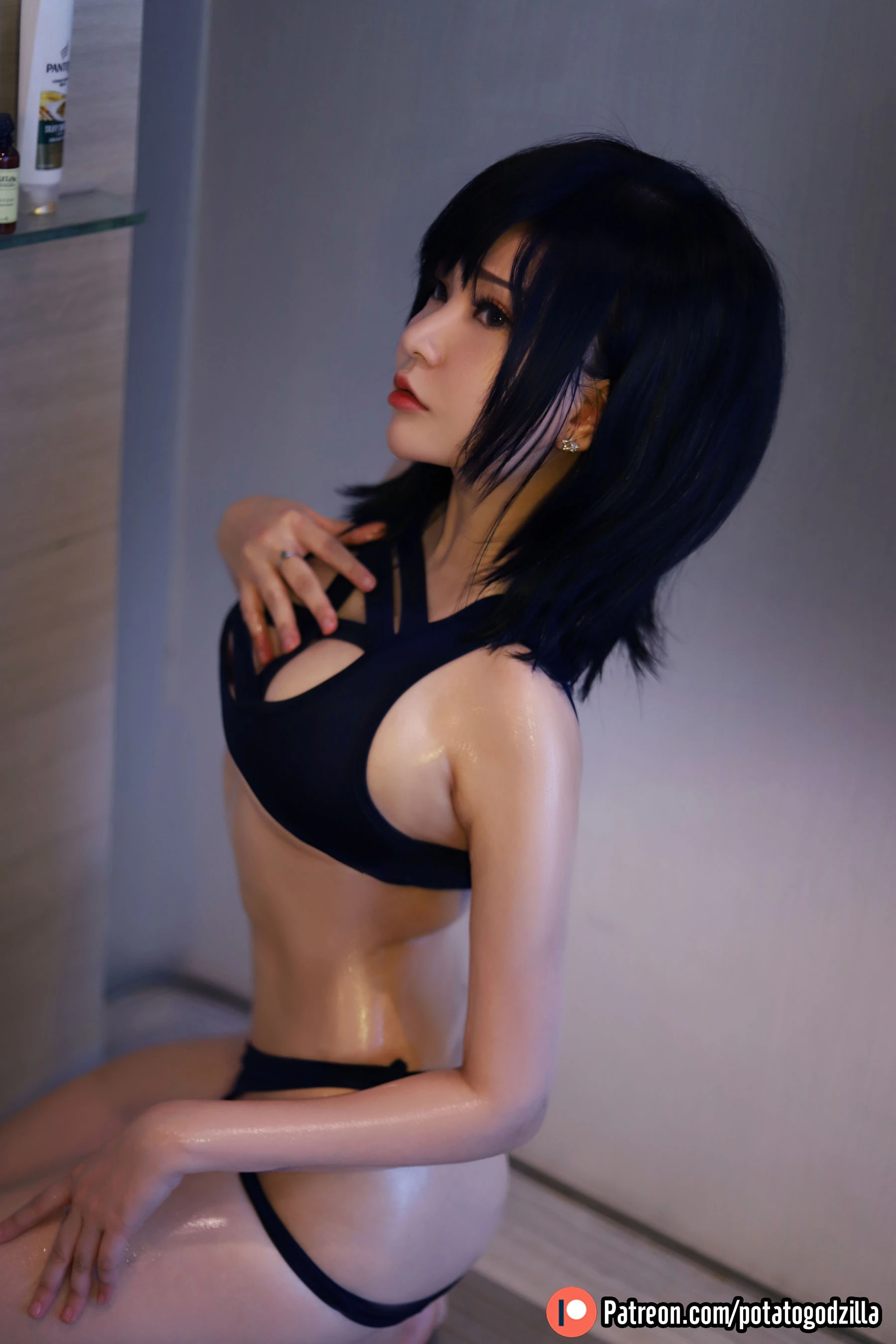 Coser小姐姐Potato Godzilla – Shower Time插图1