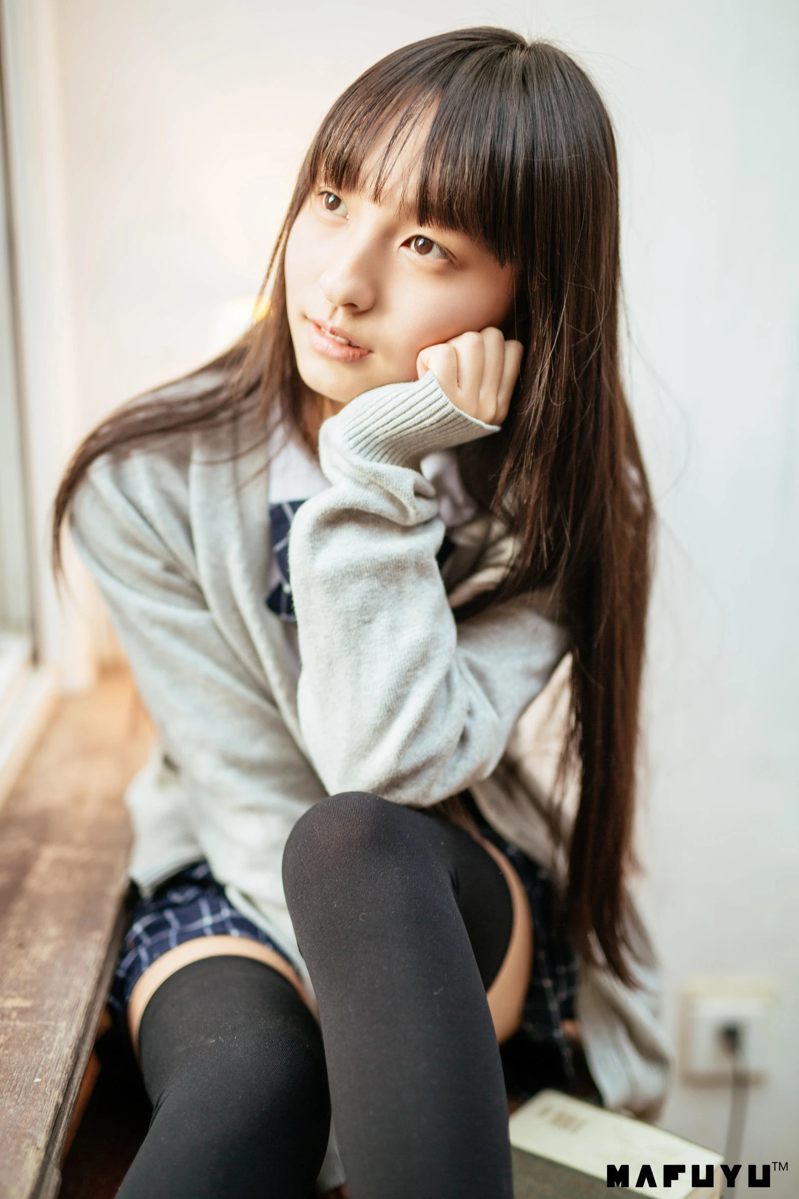 神楽板真冬 JK学生系列套图插图6