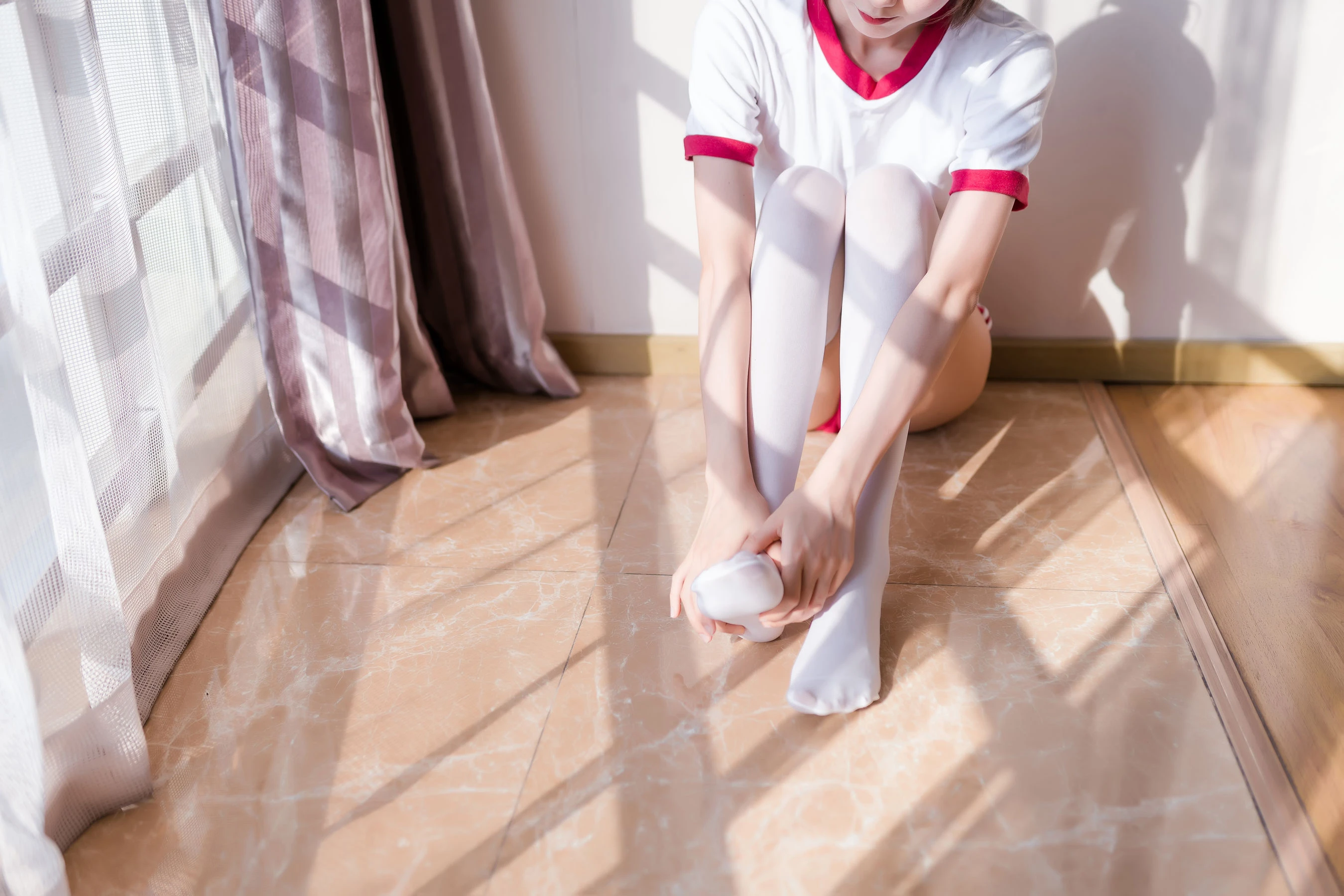 萌系小姐姐木绵绵OwO – 死库水+体操服+女仆插图7