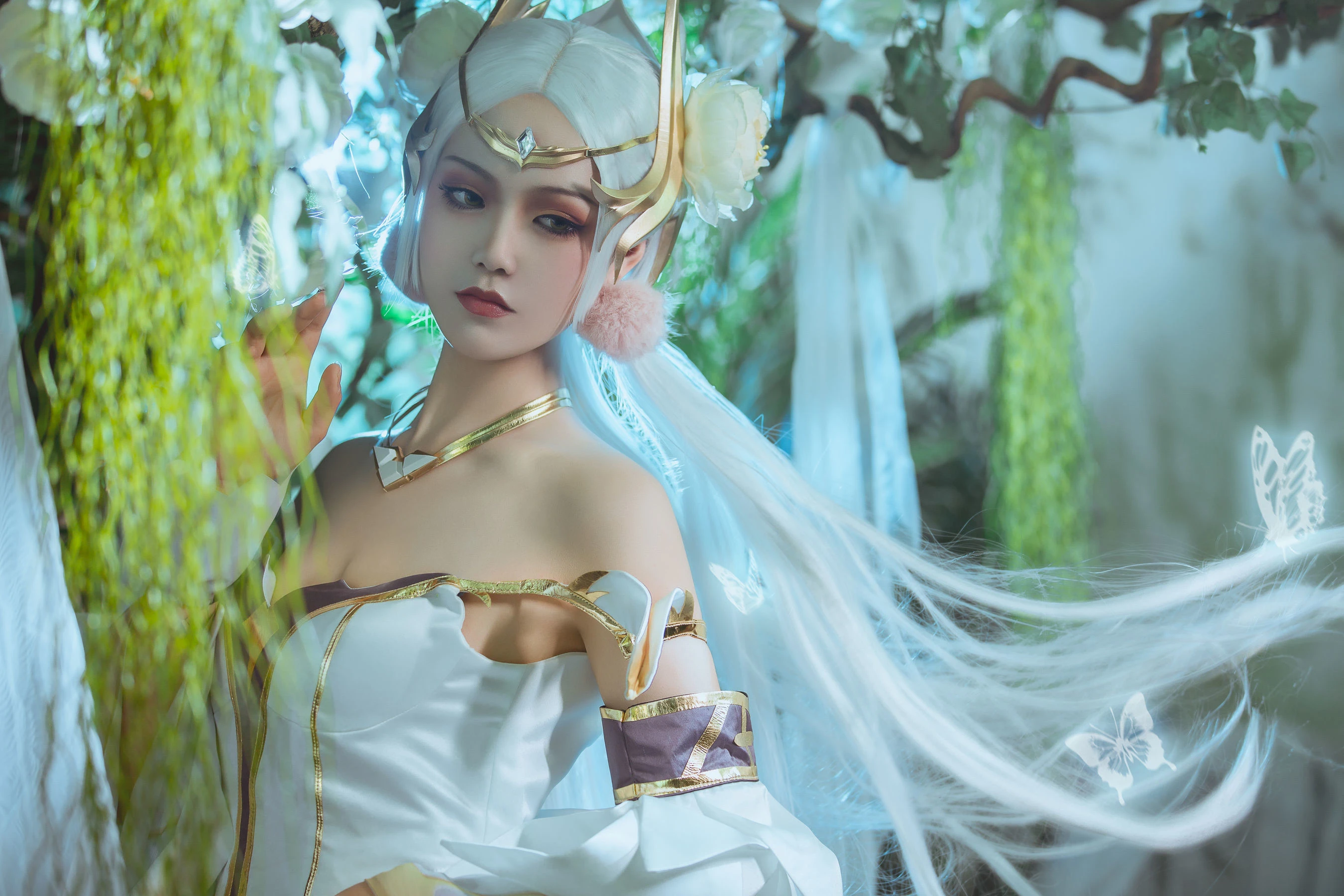 人气coser戚顾儿MIKI 王者荣耀 貂蝉金色仲夏夜之梦插图2