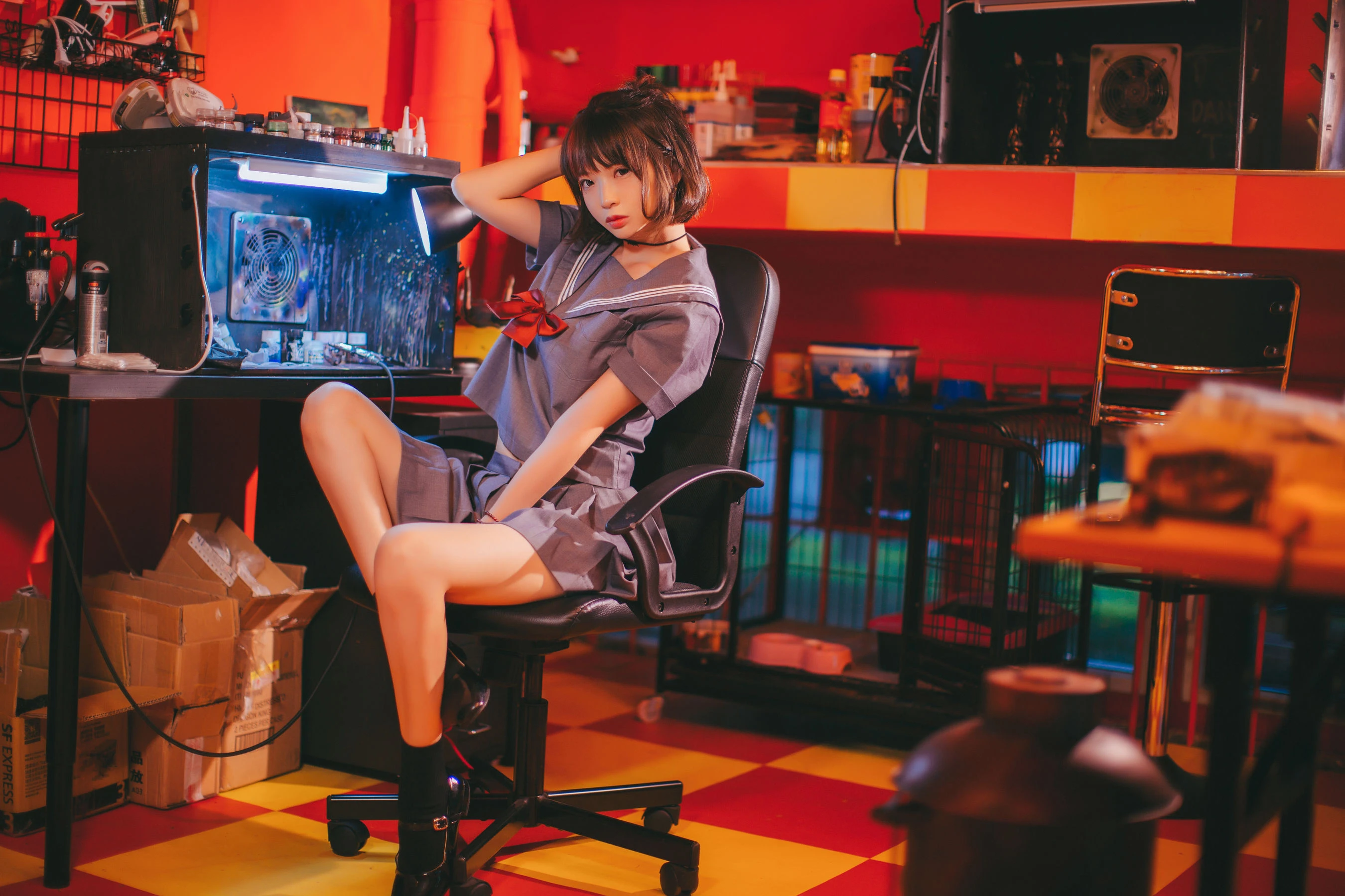 疯猫ss《被囚禁的少女》插图6