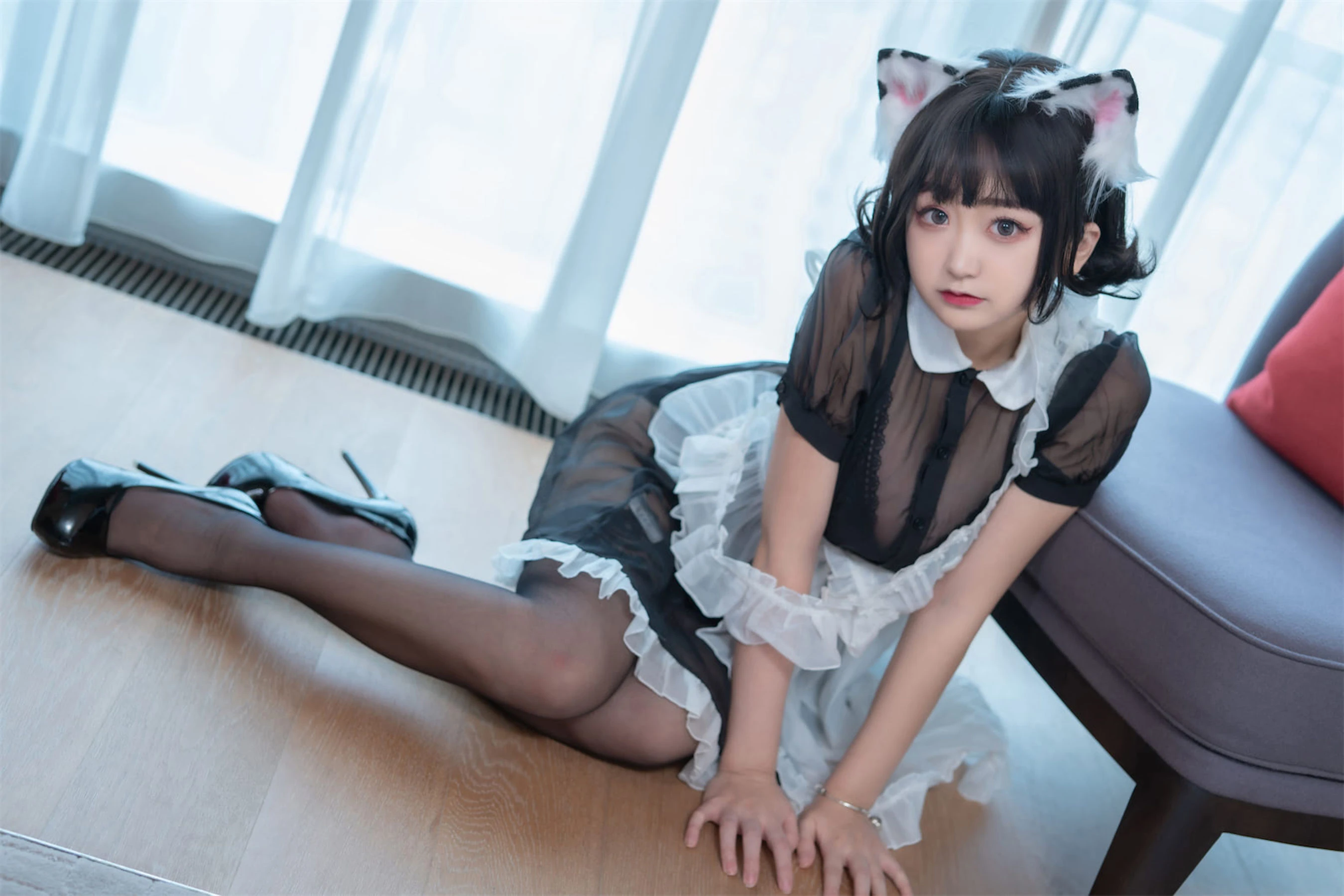 动漫博主恩田直幸 – 奶牛猫女仆插图2