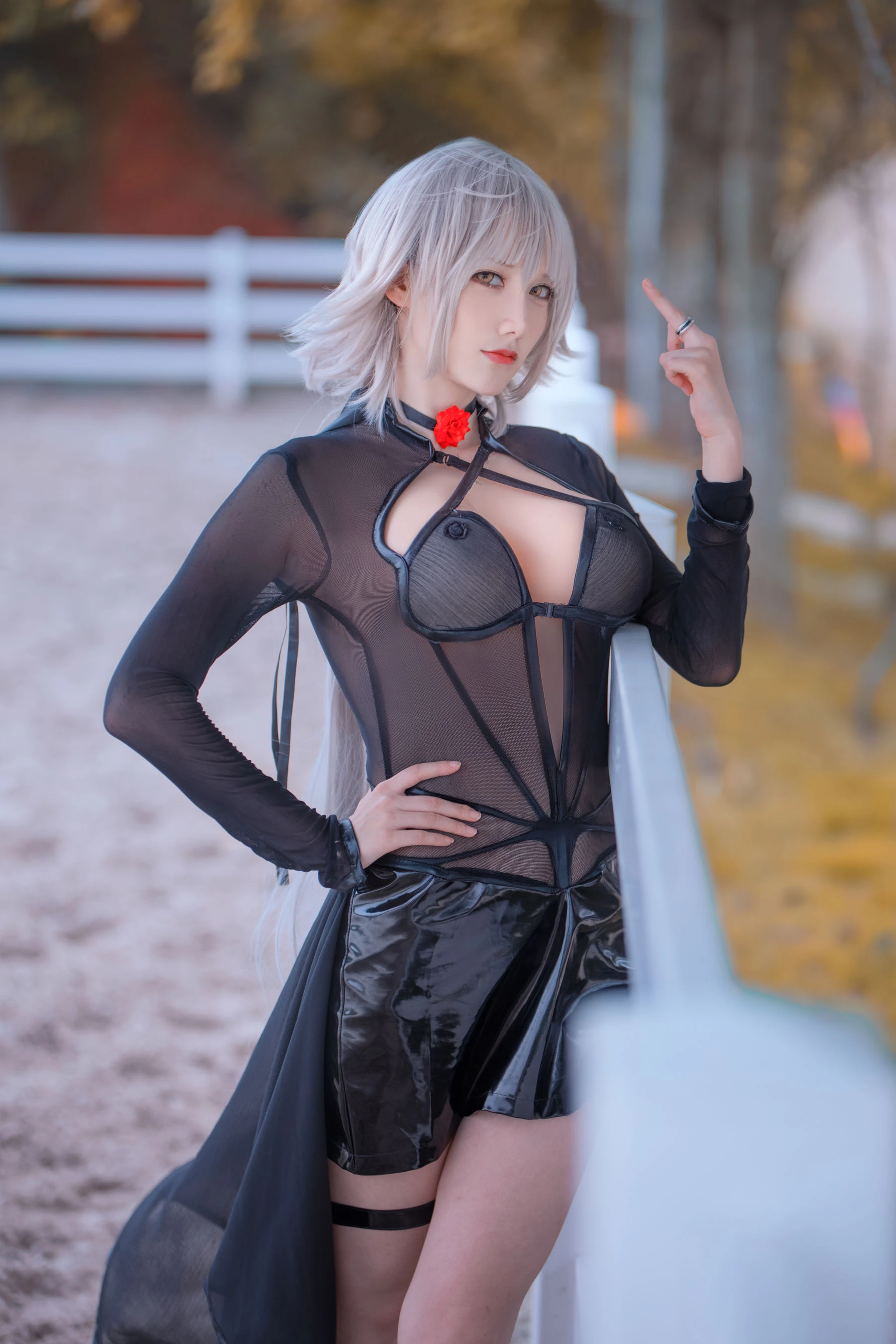 COS妹子仙九Airi – 黑贞马会插图6
