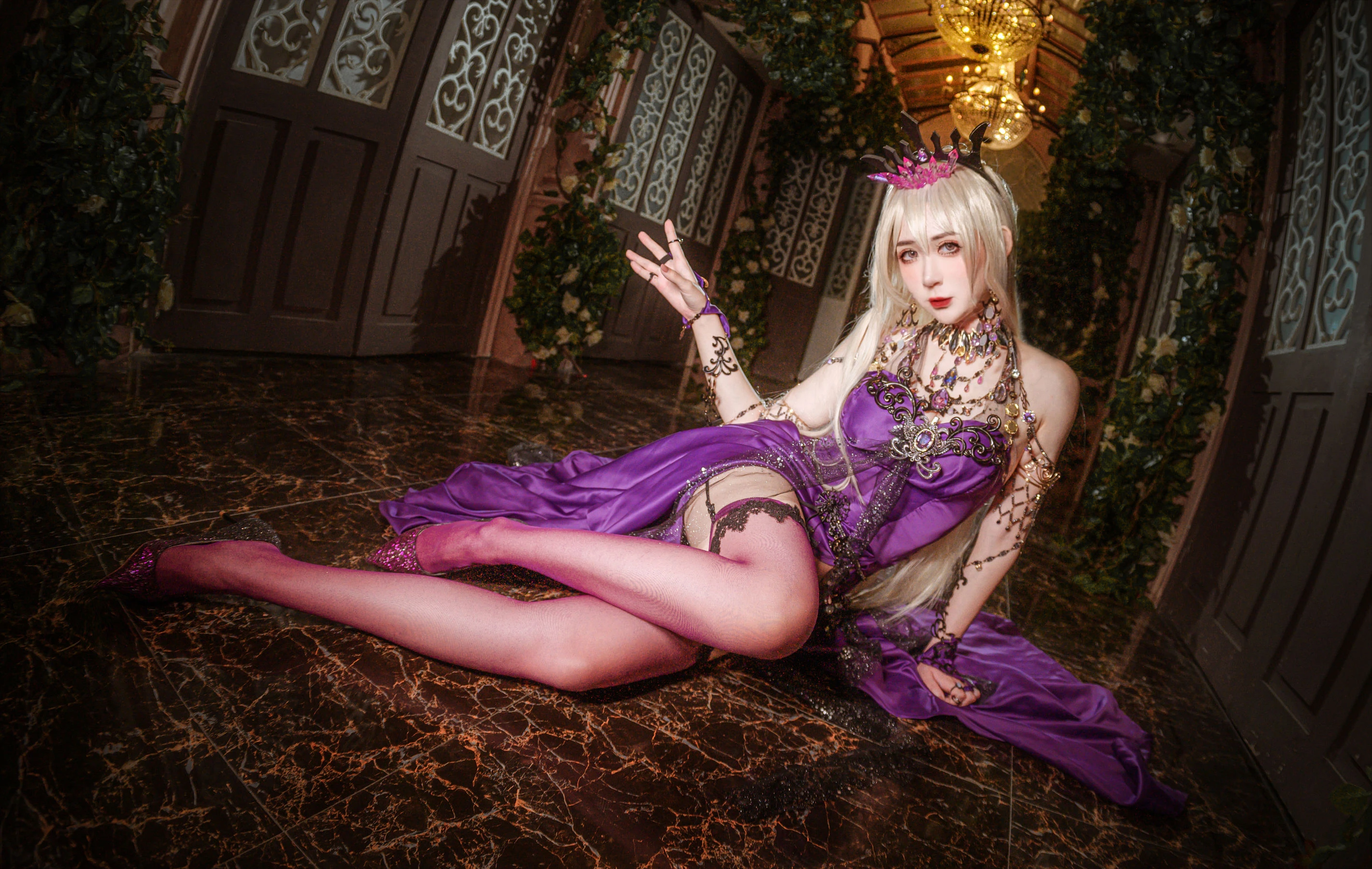 动漫博主阮邑_Fairy – 黑枪呆礼服插图1