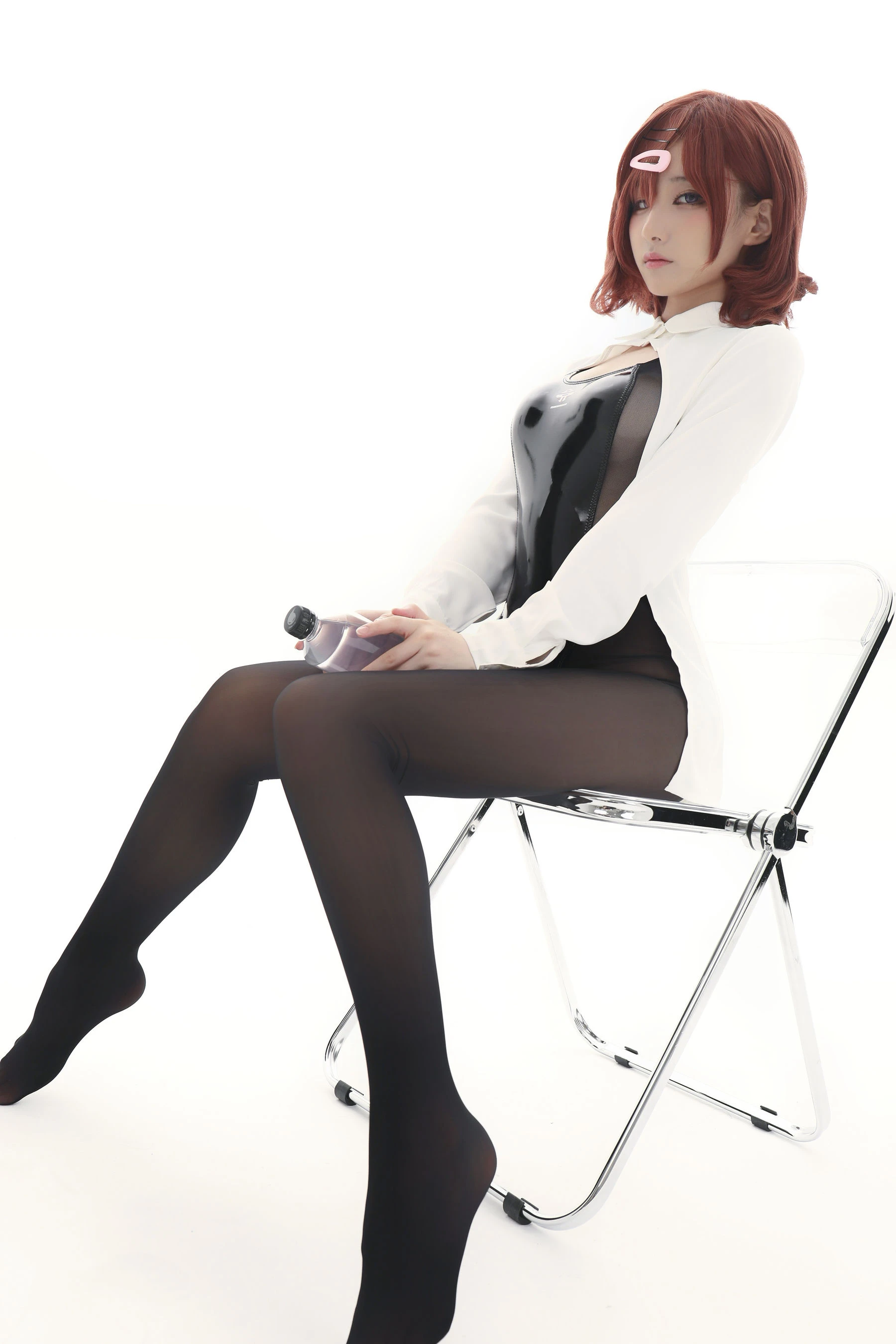 幼愛youmeko – 樋口円香竞泳灰丝插图5