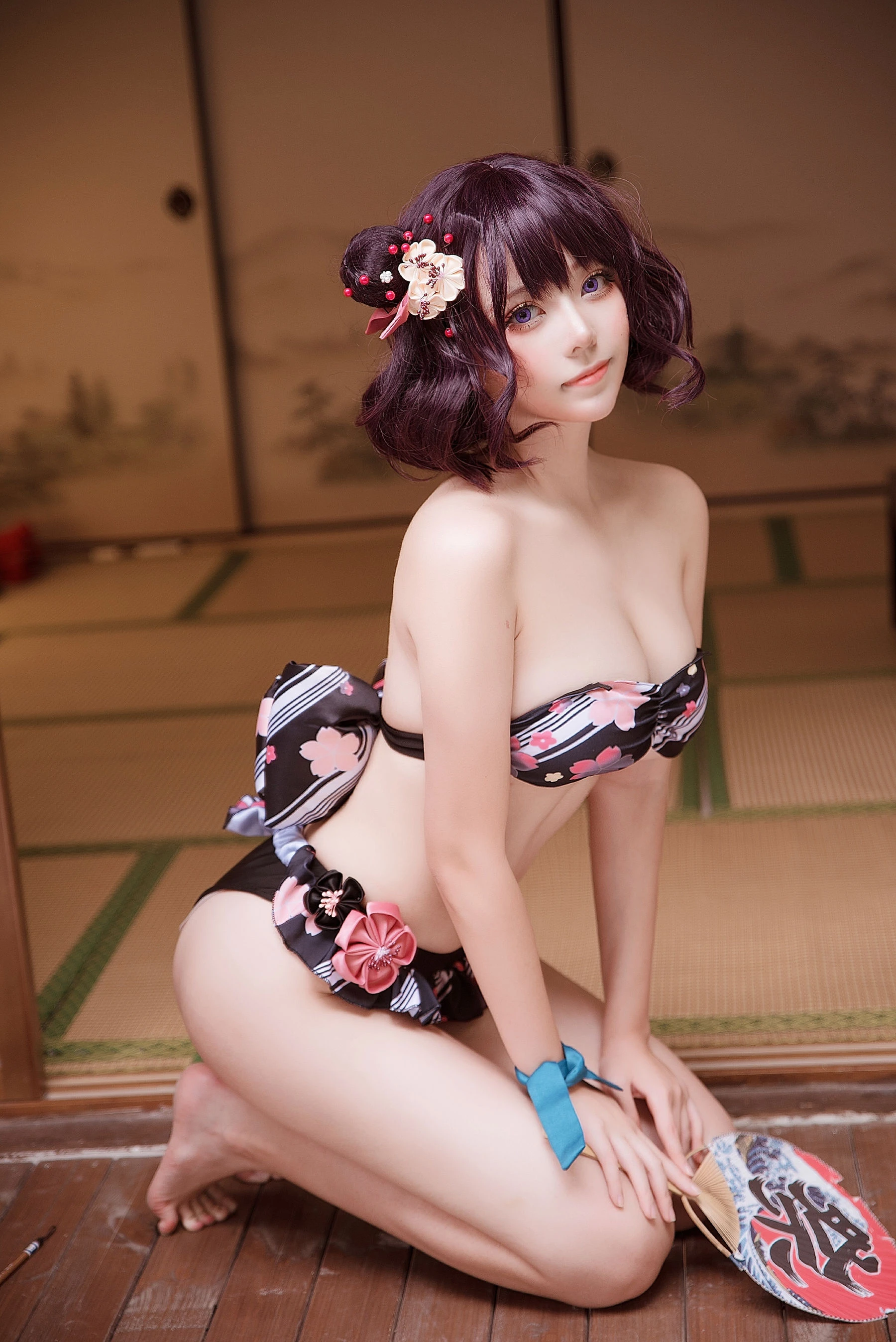 萌妹菌烨tako 葛饰北斋 水着插图7