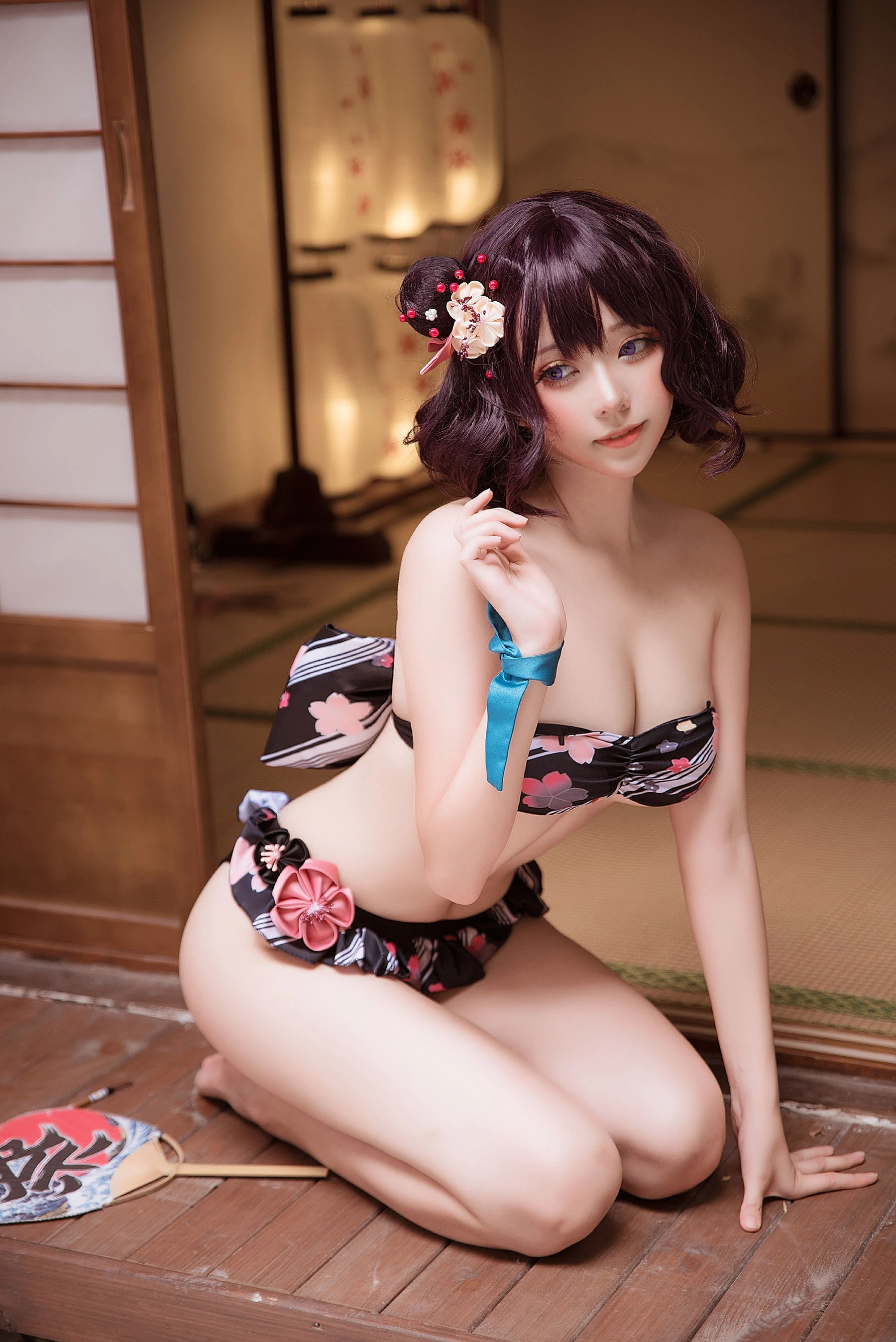 萌妹菌烨tako 葛饰北斋 水着插图3