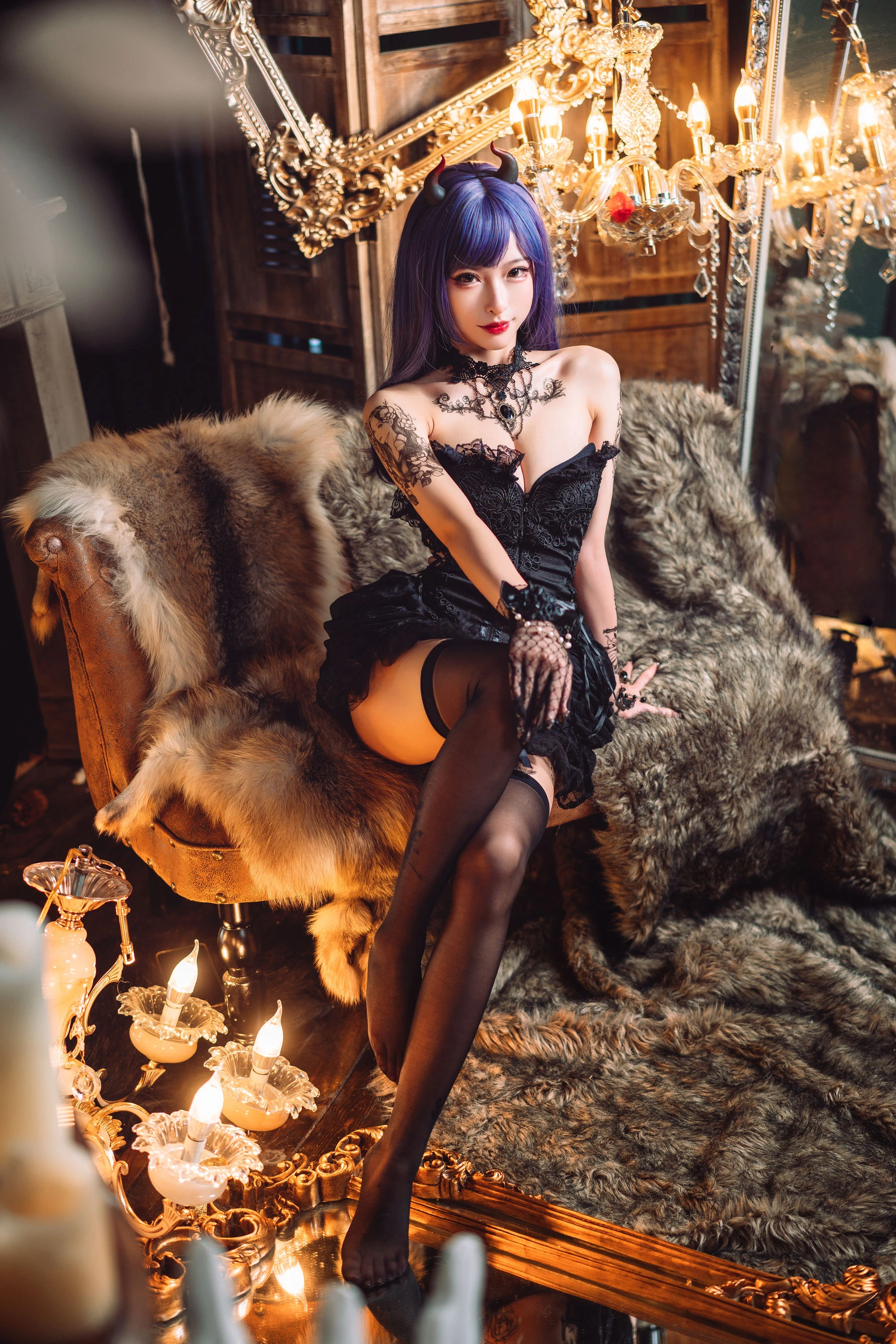 尤物清水由乃 – 暗黑纹身插图1