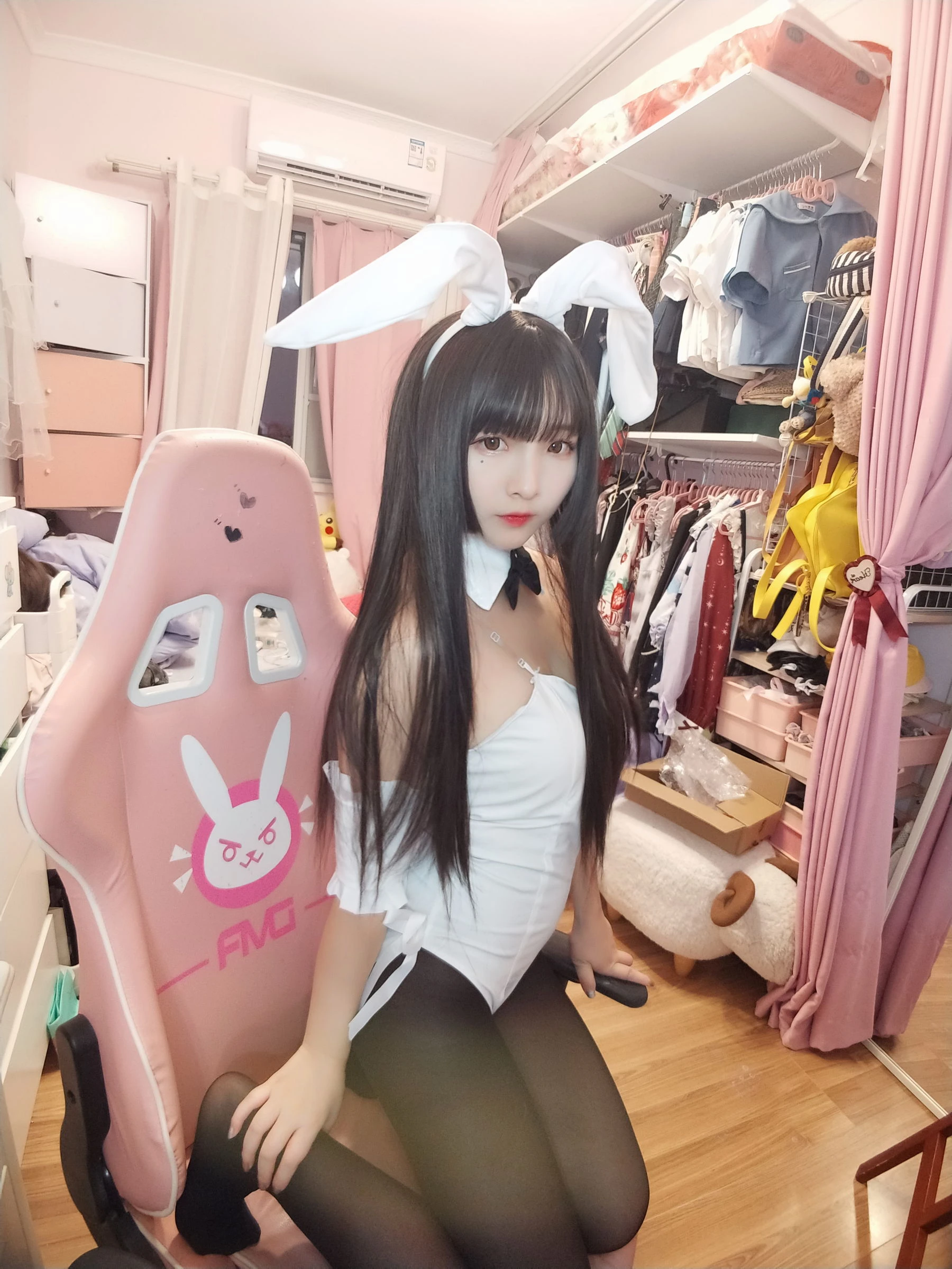 二次元美女古川kagura 黑丝兔女郎插图7