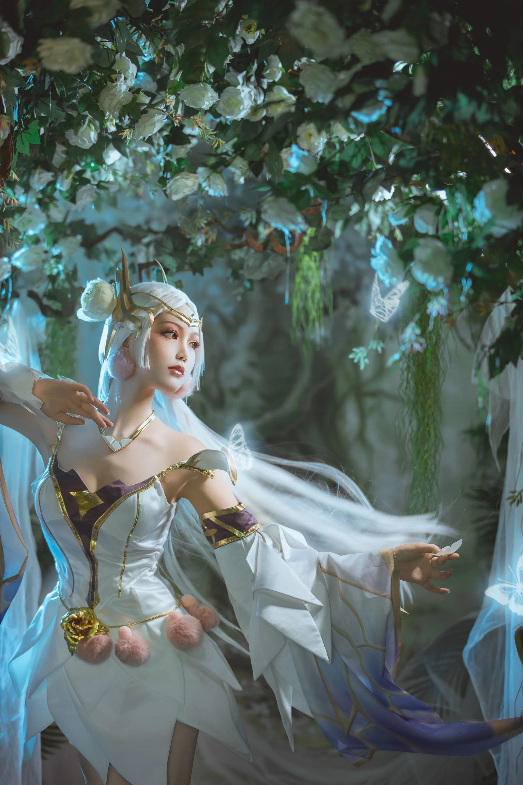 人气coser戚顾儿MIKI 王者荣耀 貂蝉金色仲夏夜之梦插图3