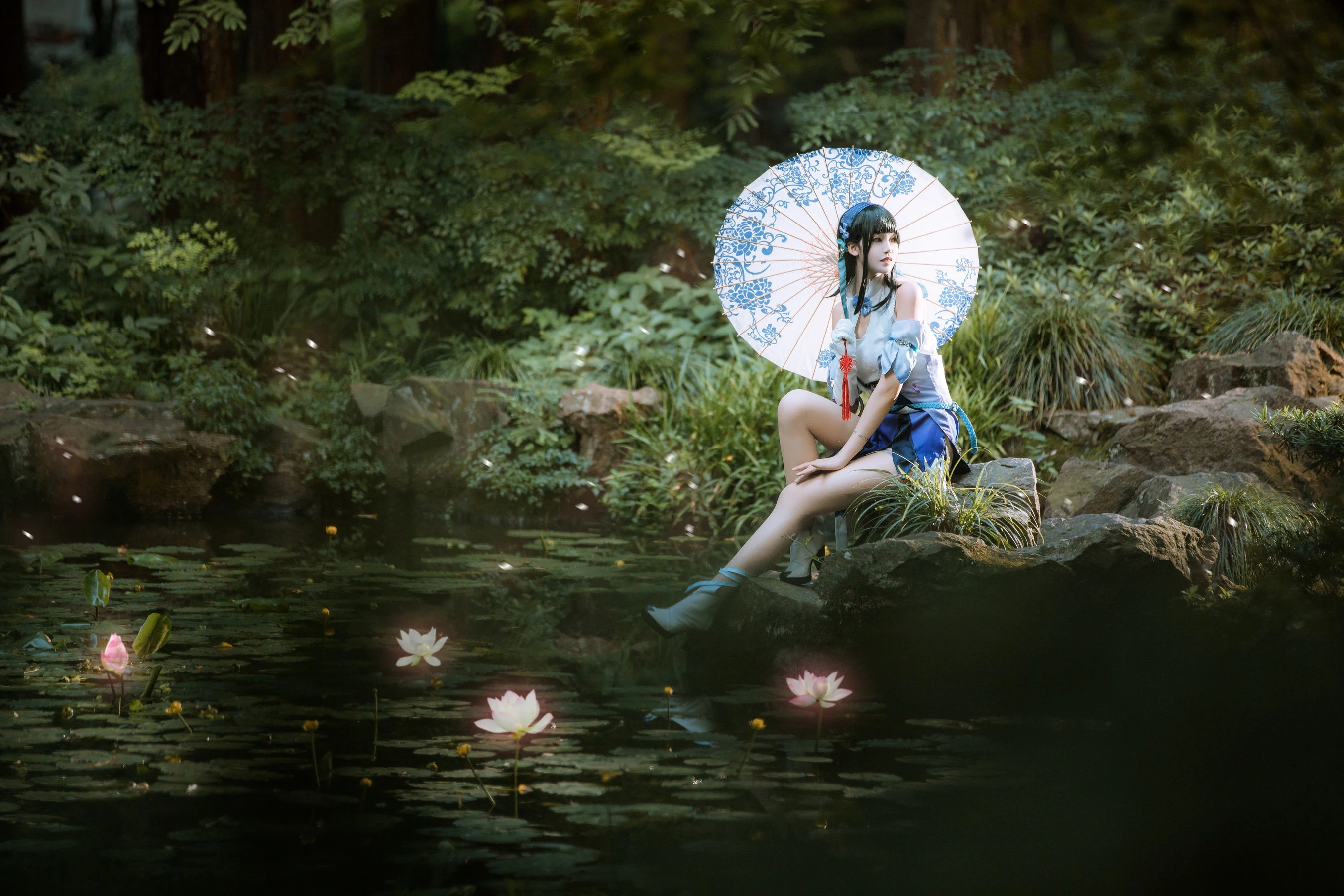 人气coser戚顾儿MIKI 王者荣耀 西施插图5