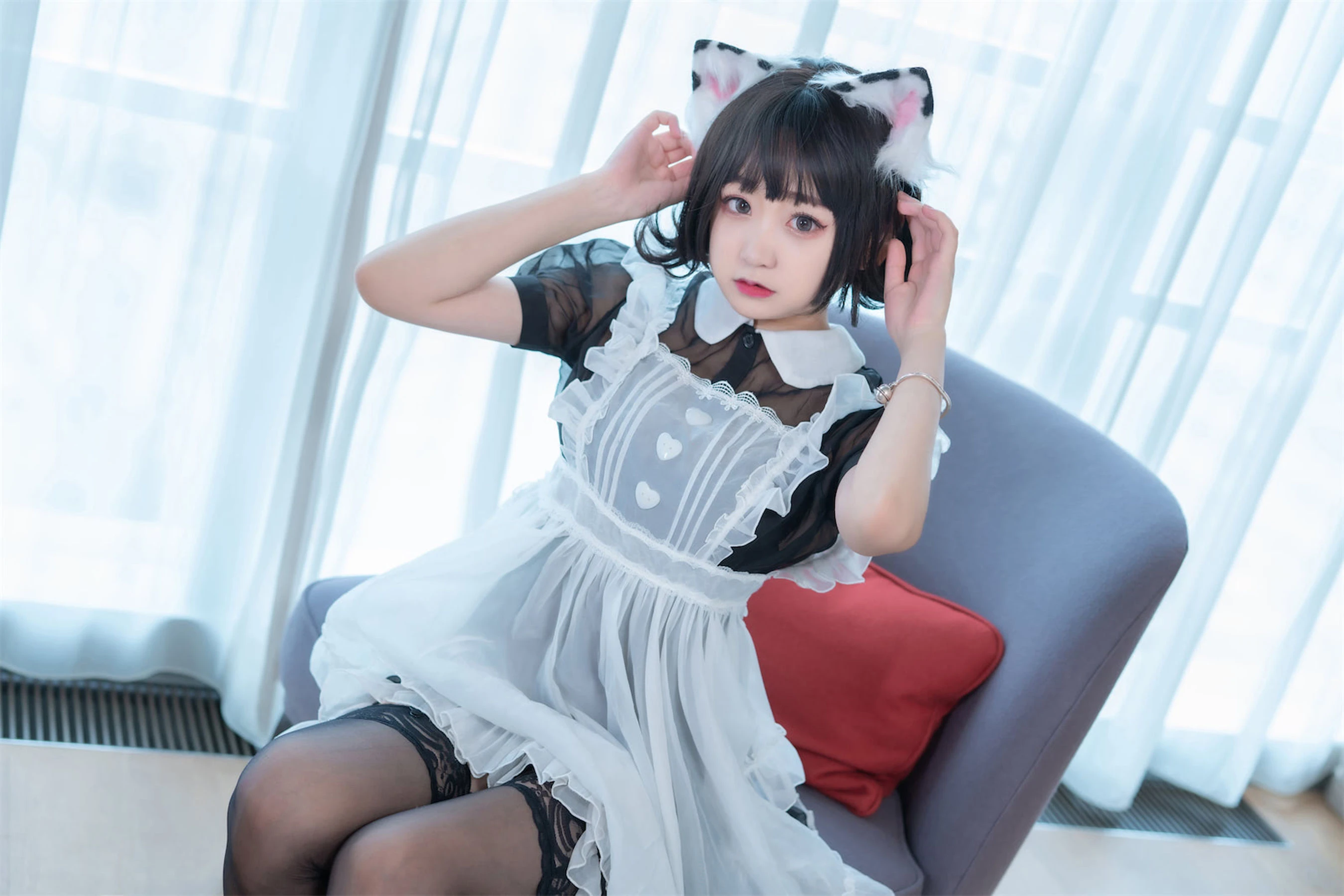 动漫博主恩田直幸 – 奶牛猫女仆插图5