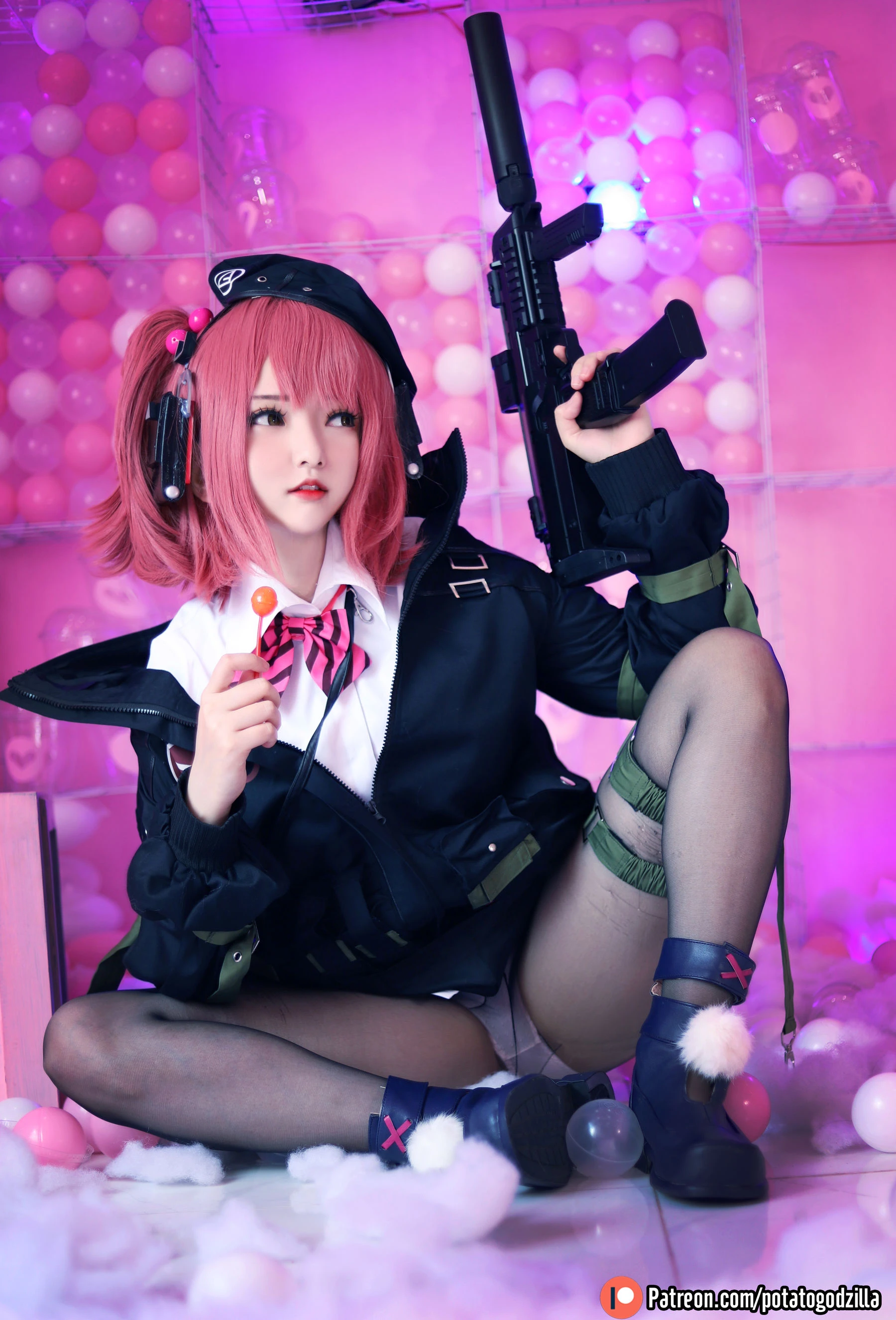 Coser小姐姐Potato Godzilla – MP7 (Girls Frontline)插图4